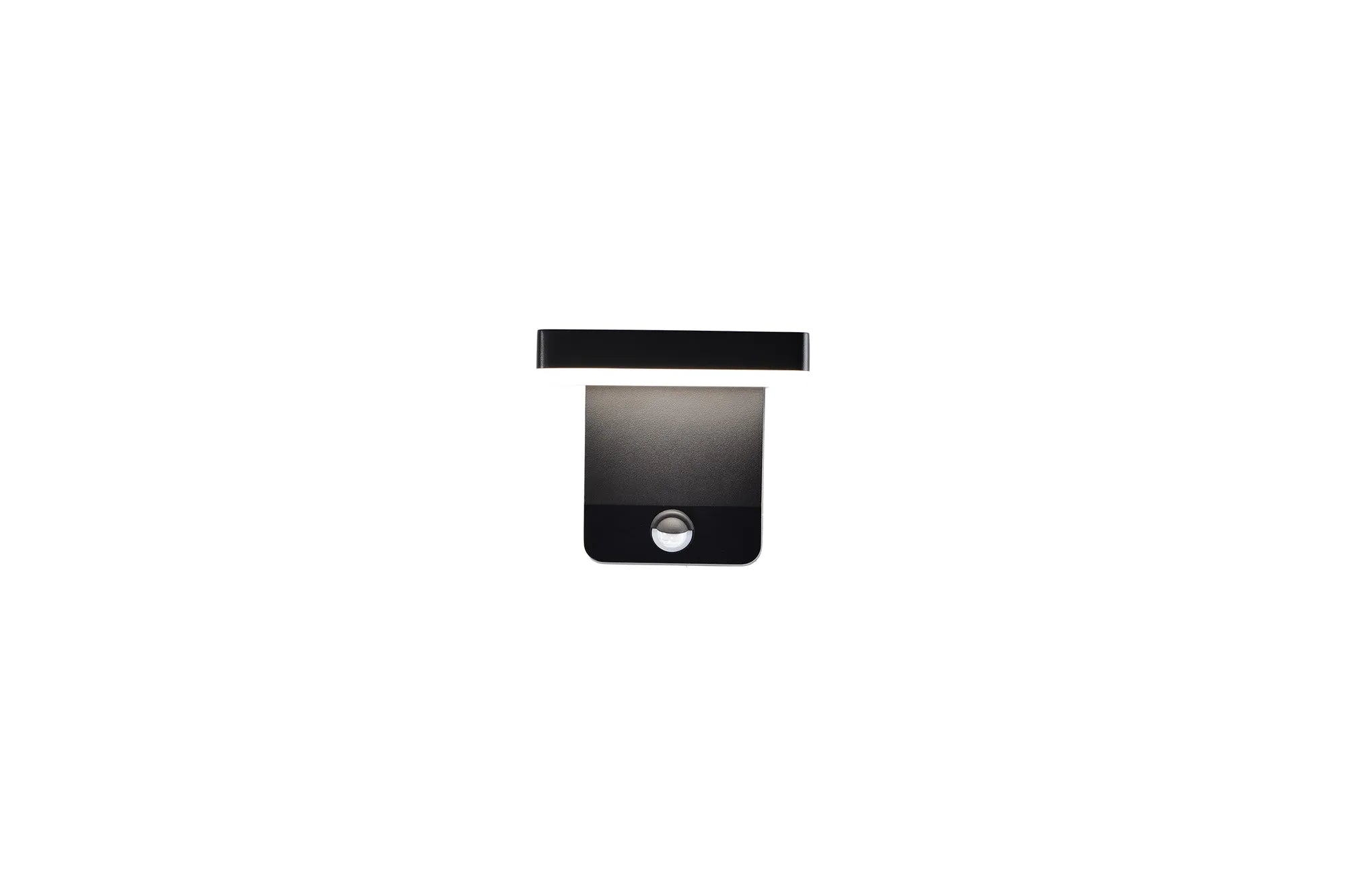 Cooper IP54 LED PIR Sensor Light - Black/White - Outdoor Security Lighting for Garage, Garden & Pathway