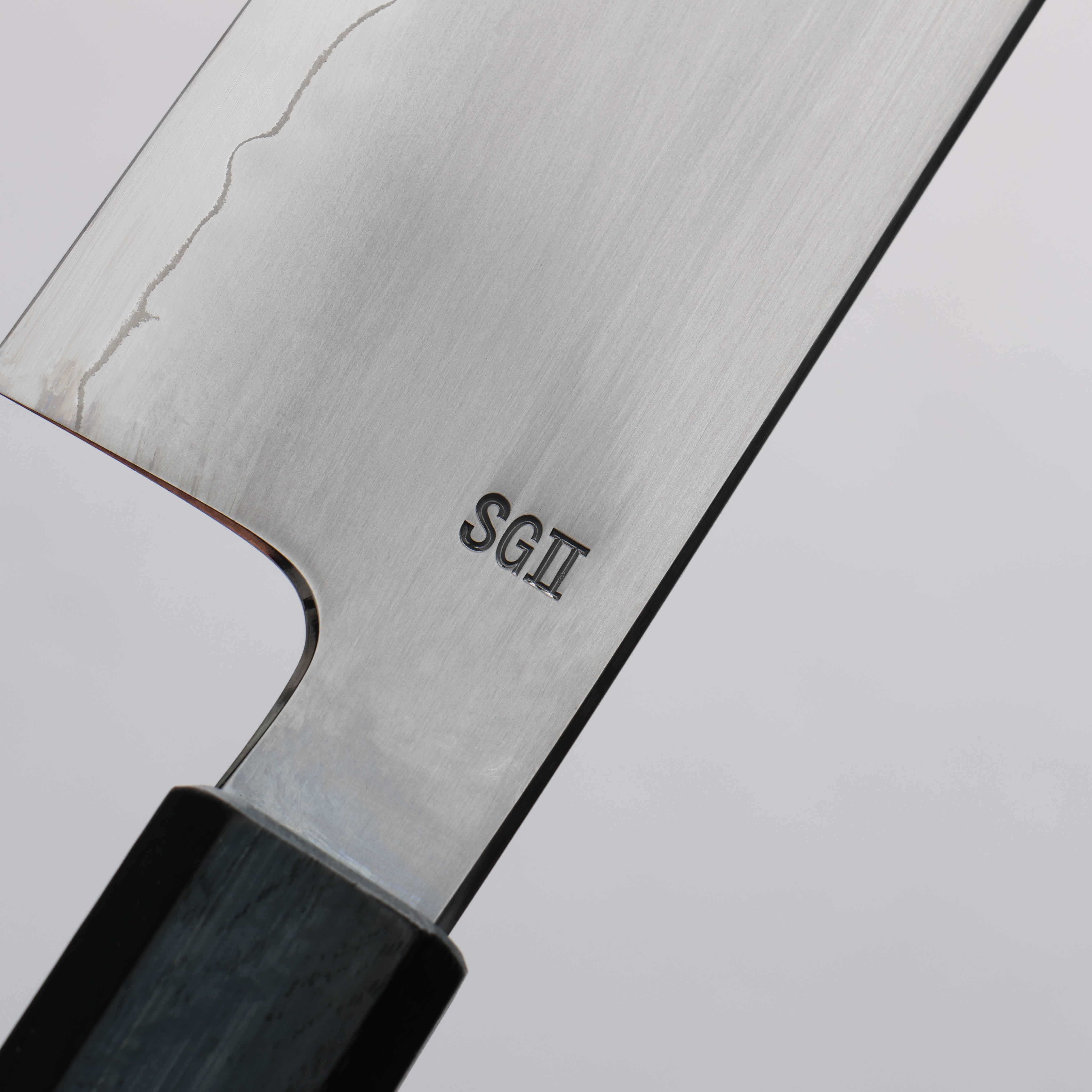 Premium SG2 Kasumitogi Santoku Knife 170mm with Indigo-Dyed Oak Handle – Japanese Chef Knife for Slicing, Dicing & Mincing – Perfect for Home Cooks & Professional Kitchens