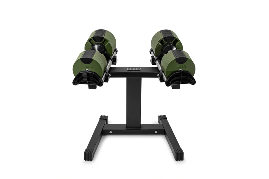 NÜOBELL Adjustable Dumbbell Stand - Single Leg Black Dumbbell Rack for Home Gym, Workout Equipment Storage - Perfect for Small Spaces & Compact Home Workouts