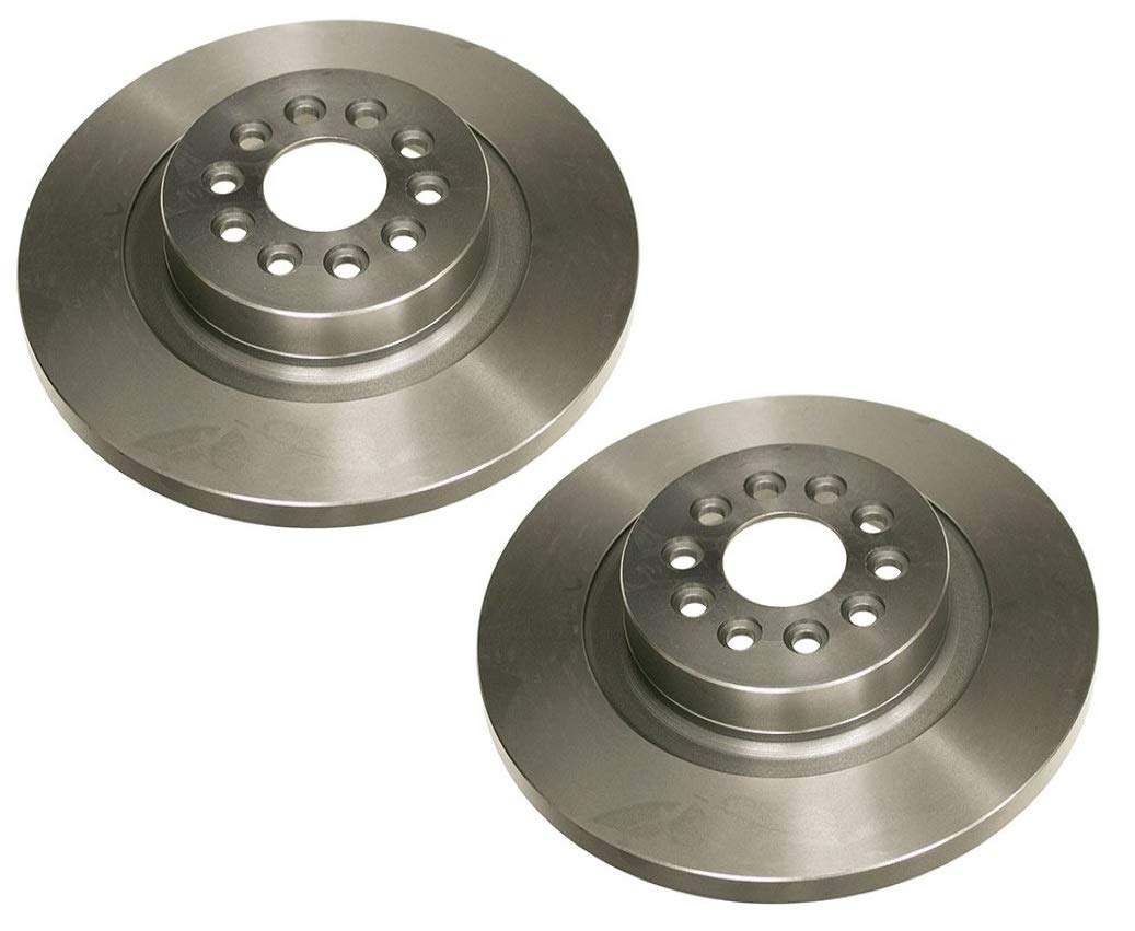 High-Quality Pair of 2 Rear Eurospare Solid Brake Disc Rotors for Jaguar S-Type XJR - Perfect for Smooth Braking & Performance Driving