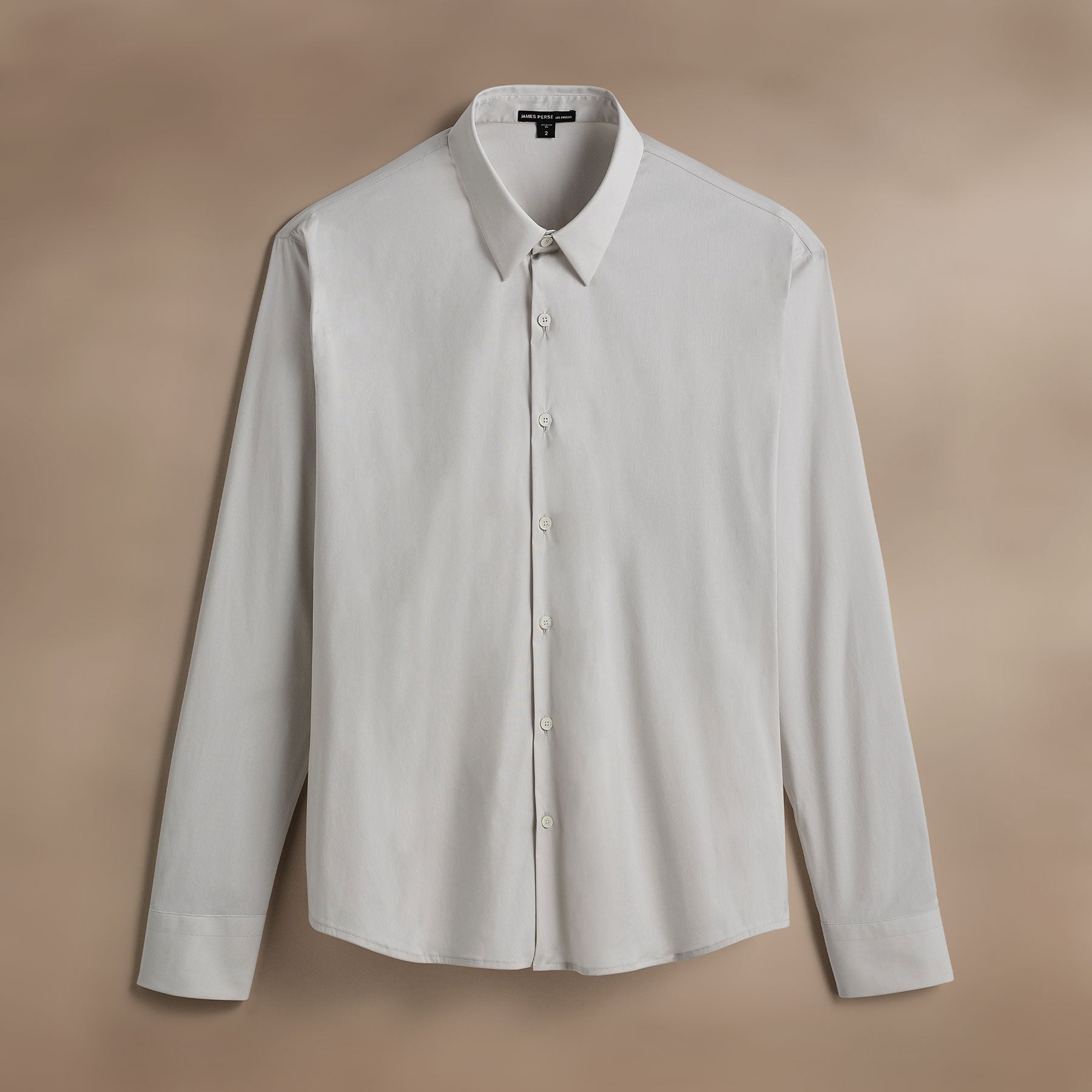 Premium Matte Stretch Poplin Dress Shirt for Men - Light Mist Blue - Comfortable Business Casual Office Wear & Formal Occasions