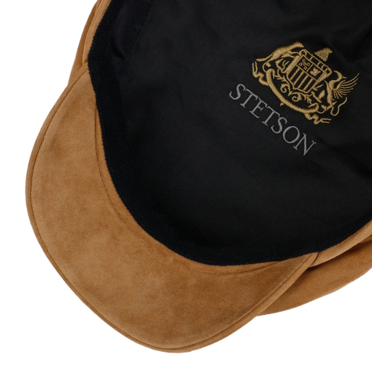 Stetson Goat Suede Flat Cap - Classic Men's Vintage Style Hat for Casual Wear & Outdoor Activities