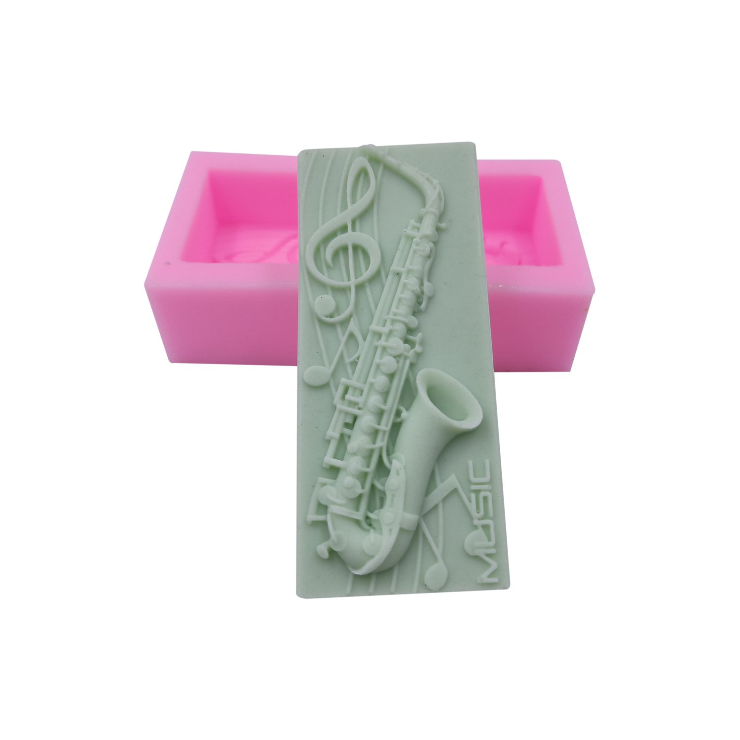 Premium Saxophone Silicone Molds for Soap, Candles, Resin & DIY Crafts - Perfect for Handmade Gifts, Home Decor & Art Projects