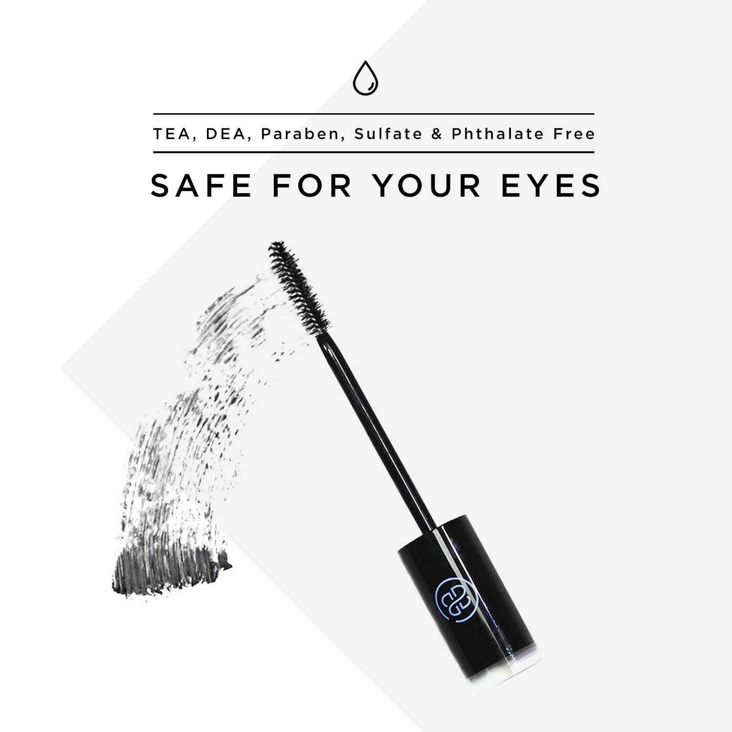 Waterproof Volumizing Mascara for Length & Volume - Clump-Free Black Mascara for Thickening & Lengthening Lashes - Smudge Proof & Long Lasting (2 Pack) | Perfect for Daily Wear, Special Occasions & Gym Workouts