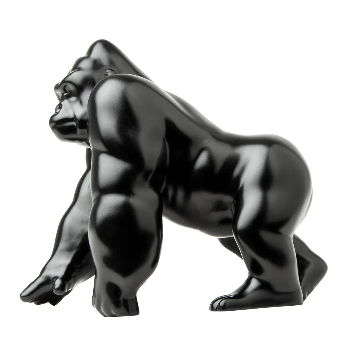 Premium Matte Black Gorilla King Hood Ornament - Durable Car Accessory for Trucks & SUVs - Perfect for Off-Road Adventures & Custom Vehicle Decoration