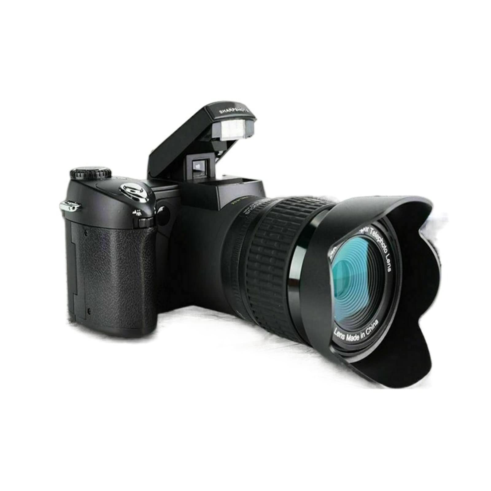 AUBEST 33MP HD Video Camera Camcorder with Wide Angle Lens, 24X Telephoto Zoom, Built-in LED Light & Tripod Set - Perfect for Vlogging, Travel Filming, Home Videos and YouTube Content Creation