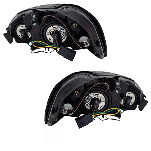 04-08 Grand Prix Front Halogen Headlight Headlamp Replacement Set - Left & Right Pair with Bulbs | Perfect for Night Driving & Auto Restoration Projects