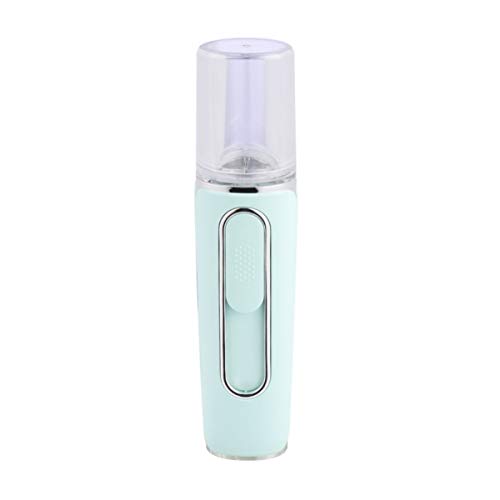 Lurrose Nano Facial Mister - Mini USB Rechargeable Facial Steamer for Moisturizing & Skin Care | Portable Humidifier for Women & Girls | Perfect for Eyelash Extensions, Travel & Home Spa (Green)
