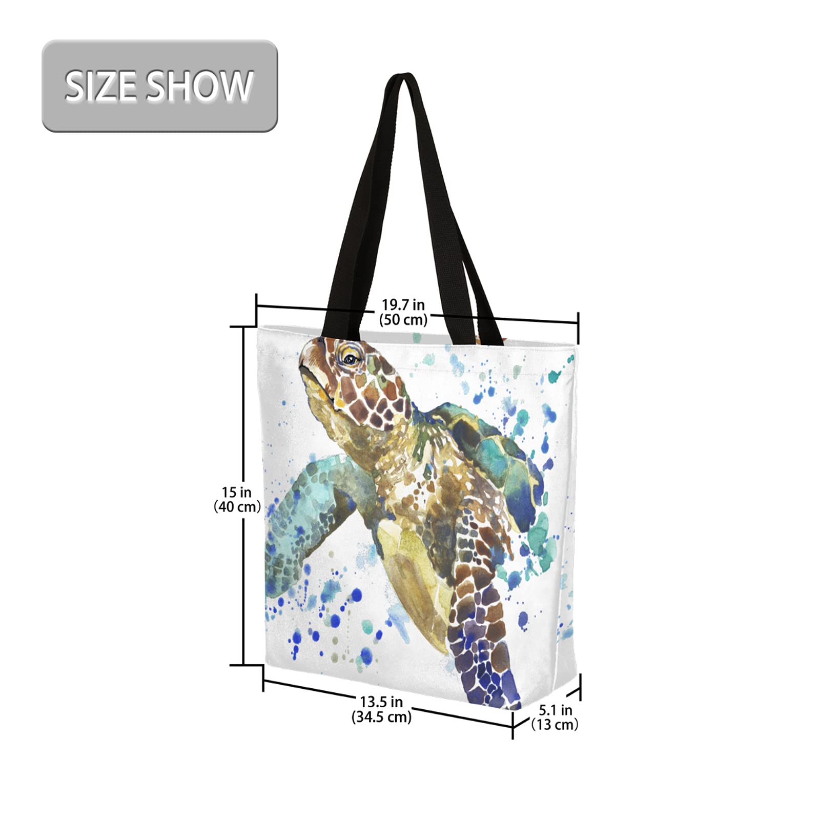 Stylish Large Canvas Tote Bag for Women - Reusable Zippered Shoulder Bag & Handbag - Perfect for Shopping, Travel, Beach & Everyday Use