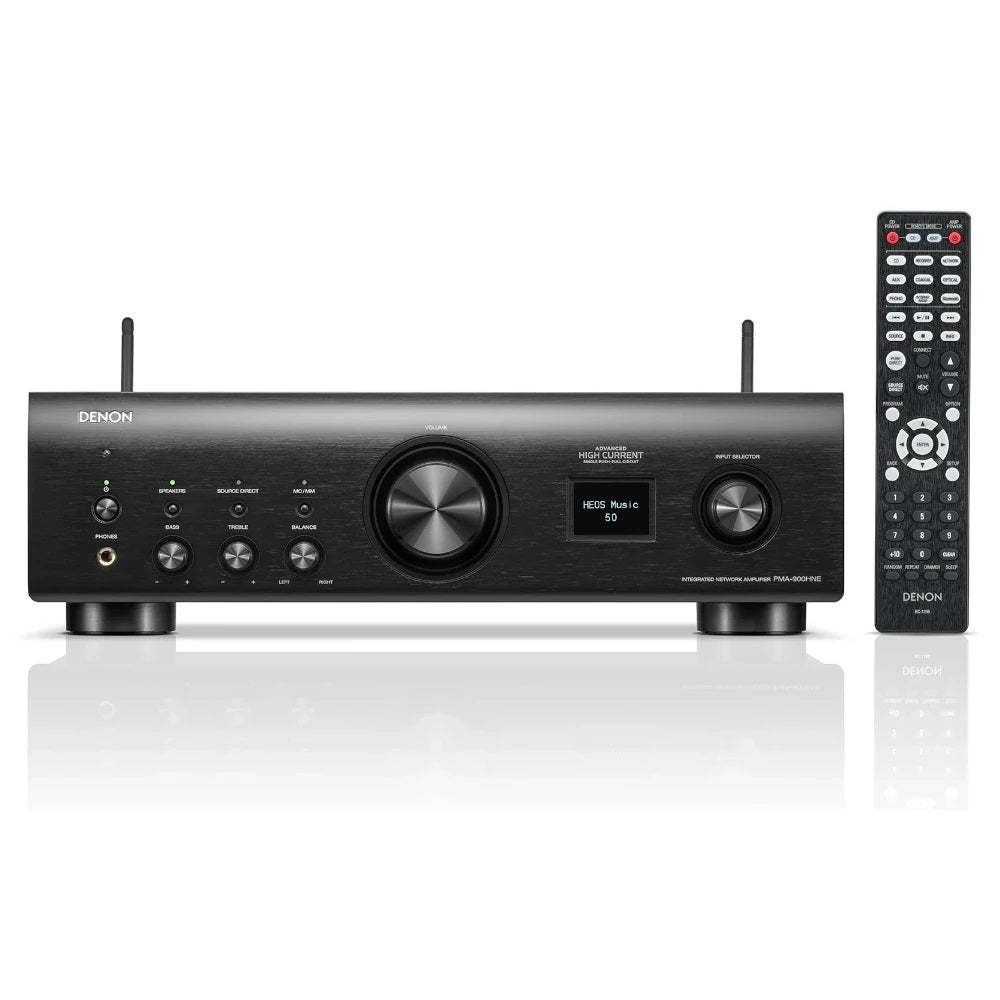 Denon PMA 900HNE Integrated Network Stereo Amplifier with Hi-Fi Audio Streaming - Perfect for Home Theater, Music Listening & Audiophile Systems