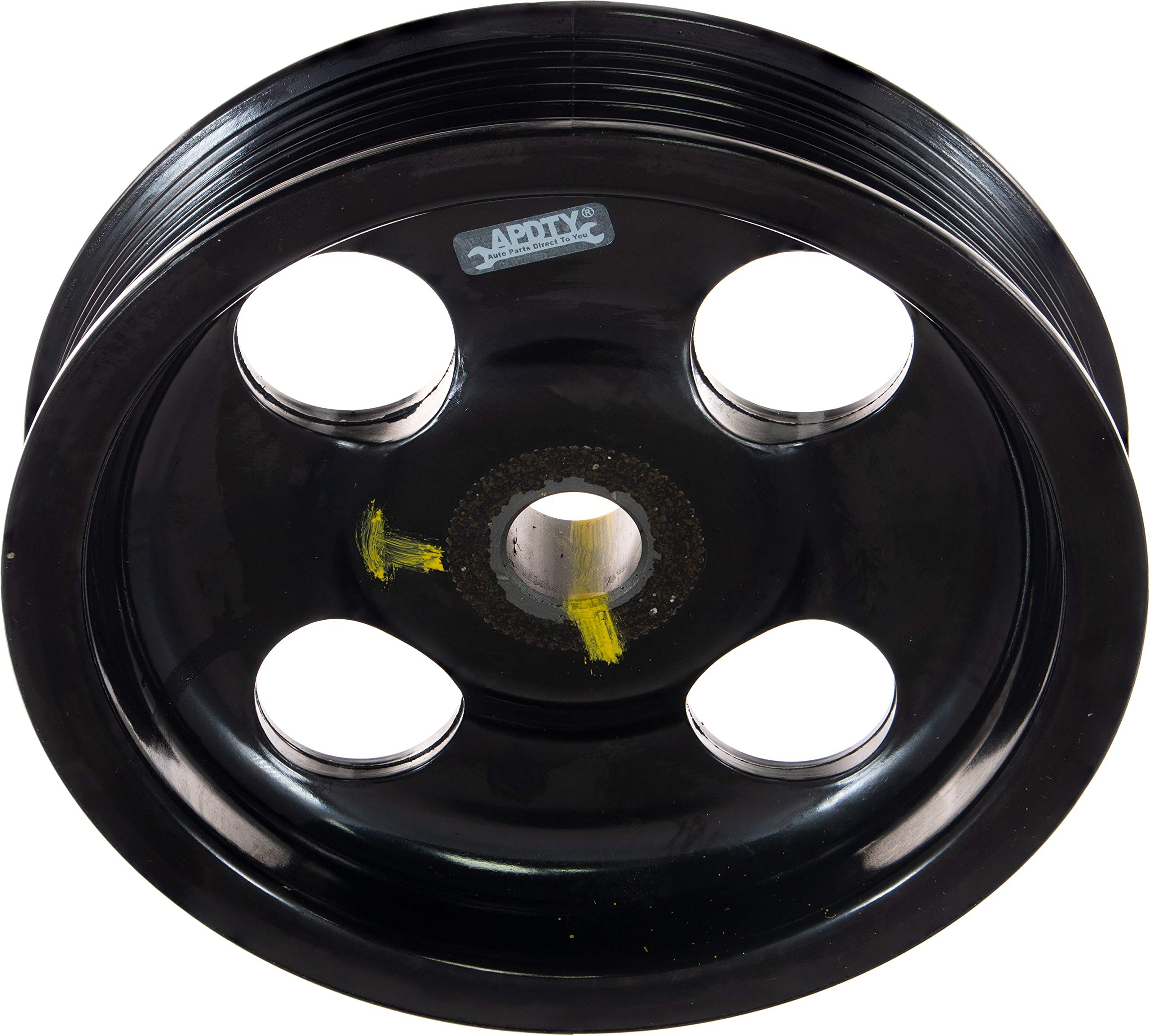 APDTY 411424 Power Steering Pump Pulley Replacement for Chevy, GMC, Cadillac - High Performance Steering Component for Smooth Driving Experience | Perfect for Off-Road, Towing & Daily Commute
