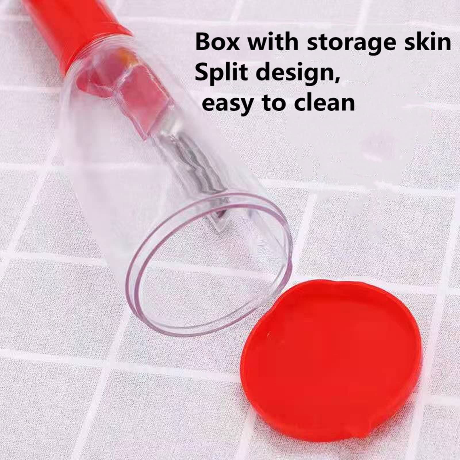 Stainless Steel Multifunctional Vegetable Peeler with Storage Box - Best Kitchen Gadget for Peeling Potatoes, Carrots, Cucumbers - Perfect for Home Cooking & Meal Prep (Red)