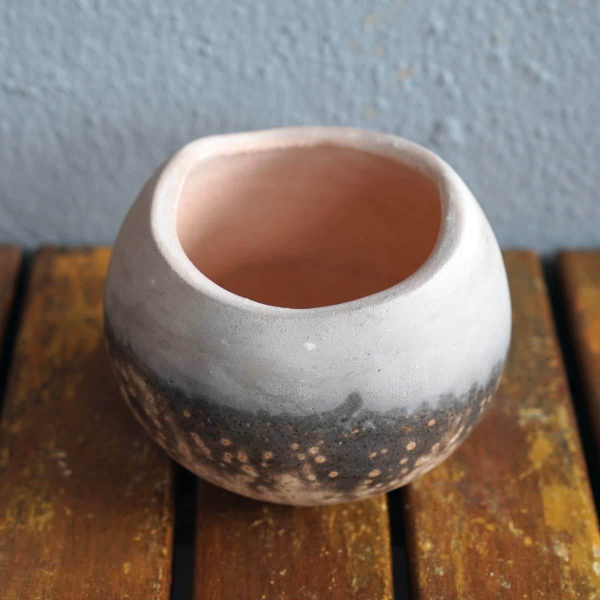 Handmade 3 Inch Ceramic Raku Vase - Boho Home Decor, Unique Pottery Gift for Women, Mom, Bridesmaid Wedding Present in Gift Box - Perfect for Living Room, Bedroom, or Wedding Table Centerpiece - OV