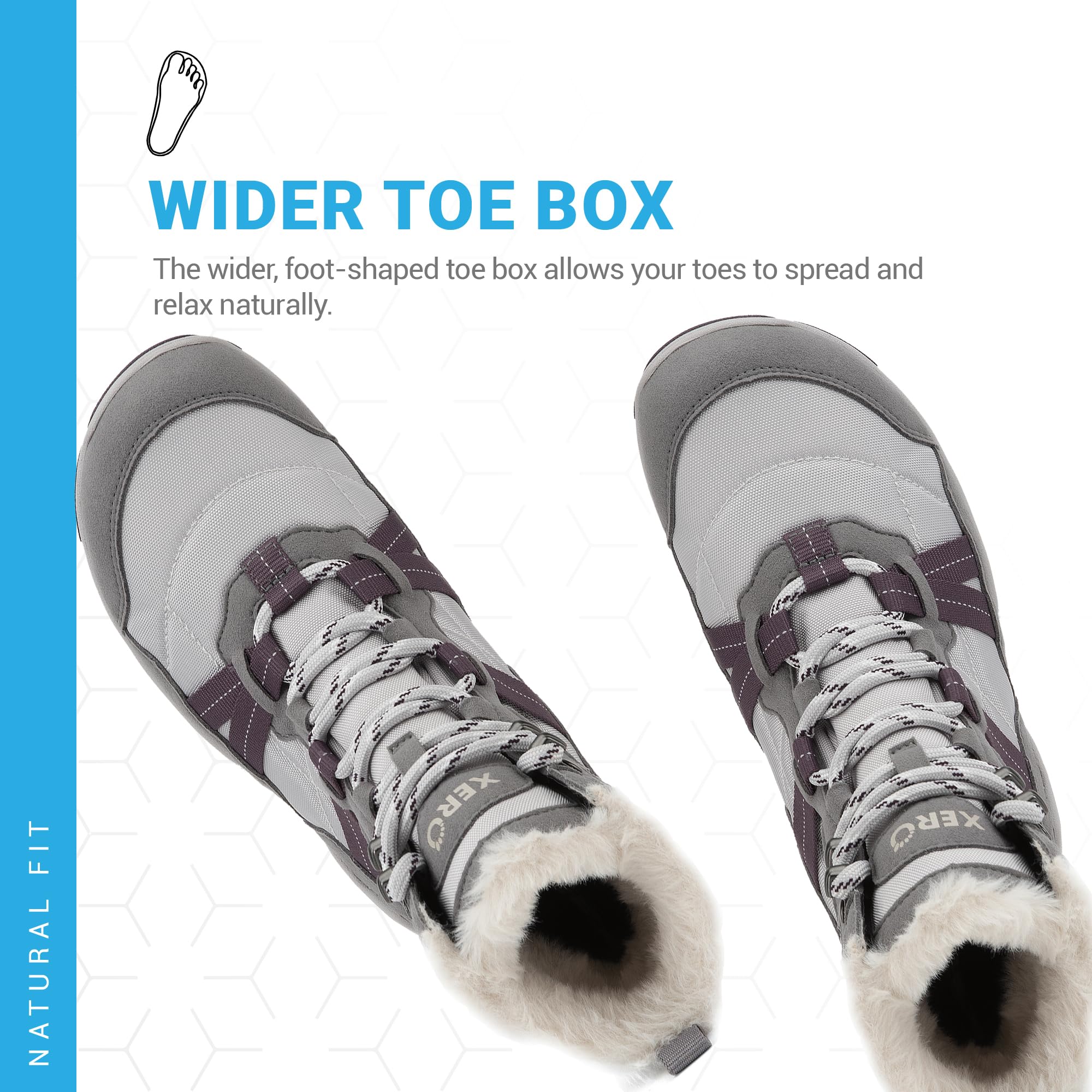 Xero Shoes Alpine Snow Boot - Women's Waterproof Insulated Winter Boots for Hiking, Snowshoeing & Cold Weather Outdoor Activities