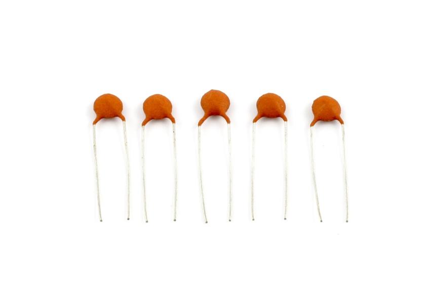 Allparts EP 0058 000 .047 MFD Ceramic Disc Capacitors - High Voltage Capacitor for Guitar Pedals, Amps & Electronics Repair