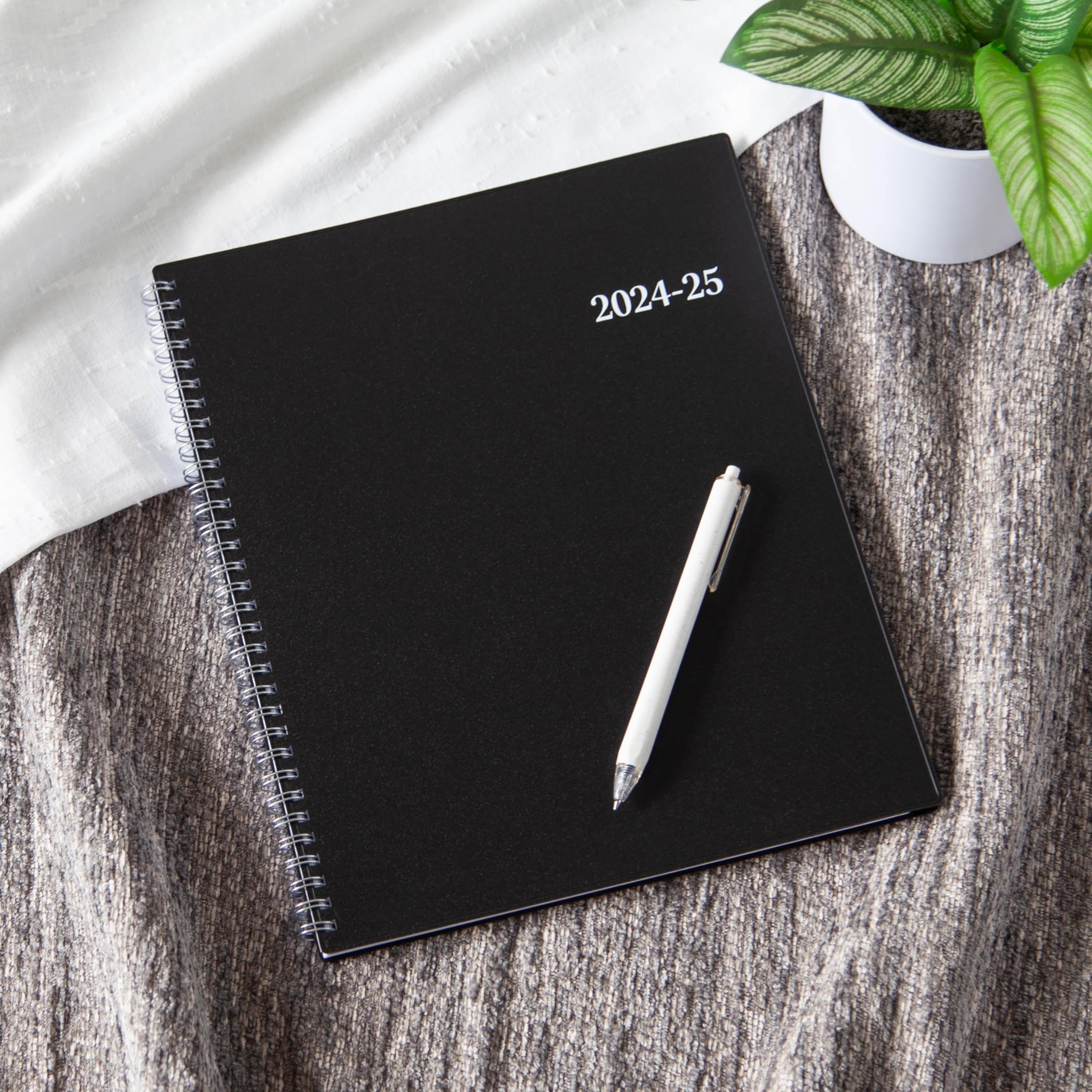 Blue Sky 2024-2025 Academic Planner - July 2024 to June 2025 Weekly & Monthly Calendar, 8.5
