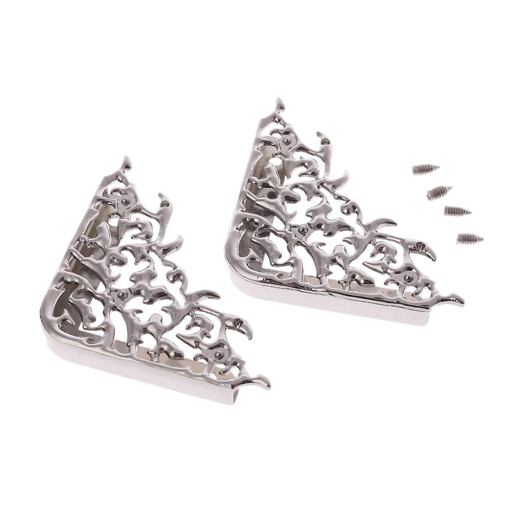 Tebatu Metal Bag Clips - Decorative Hollow Edge Buckles for Handbags, Storage Bags & DIY Accessories | Perfect for Purse Repair, Crafting & Fashion Embellishment