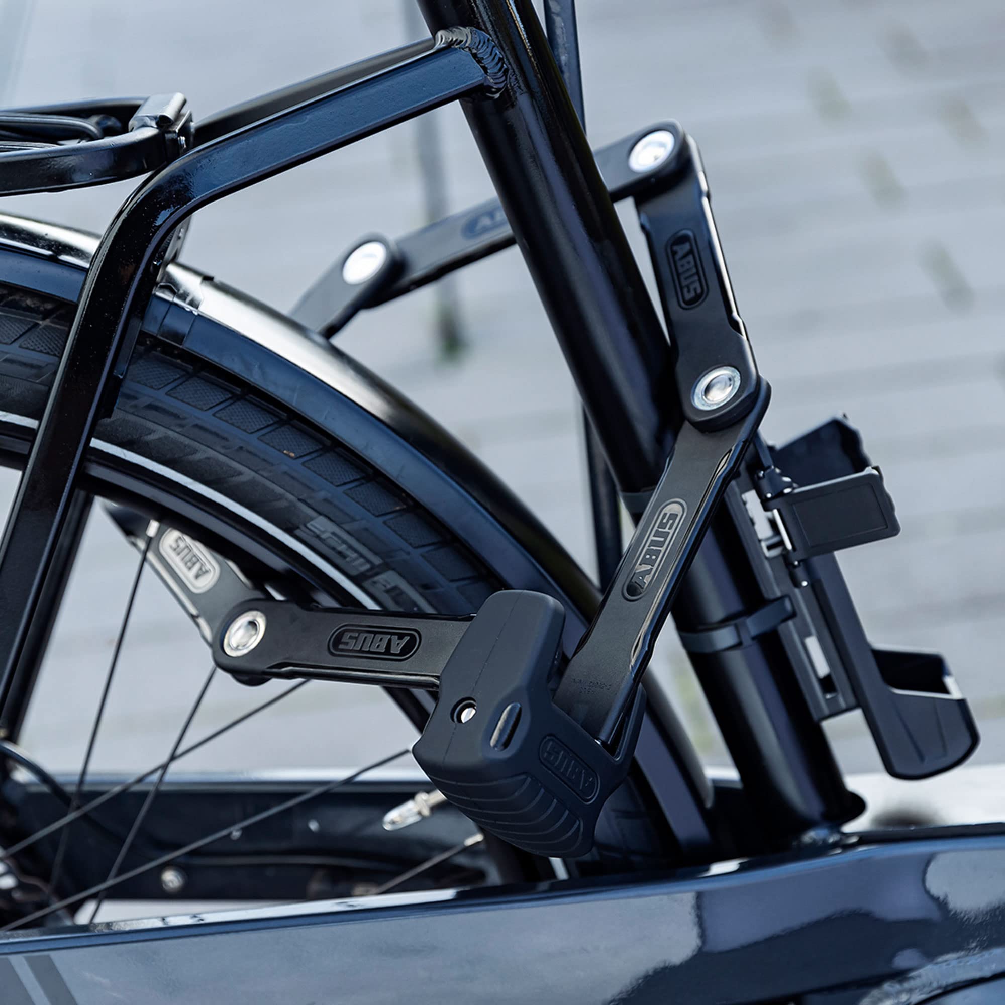 ABUS Bordo Granit 6500K Folding Bike Lock with SH Holder - High Security XPlus Cylinder (Level 15) - 90cm Anti-Theft Protection for Bicycles, Scooters & Motorcycles - Perfect for Urban Commuting & Outdoor Adventures