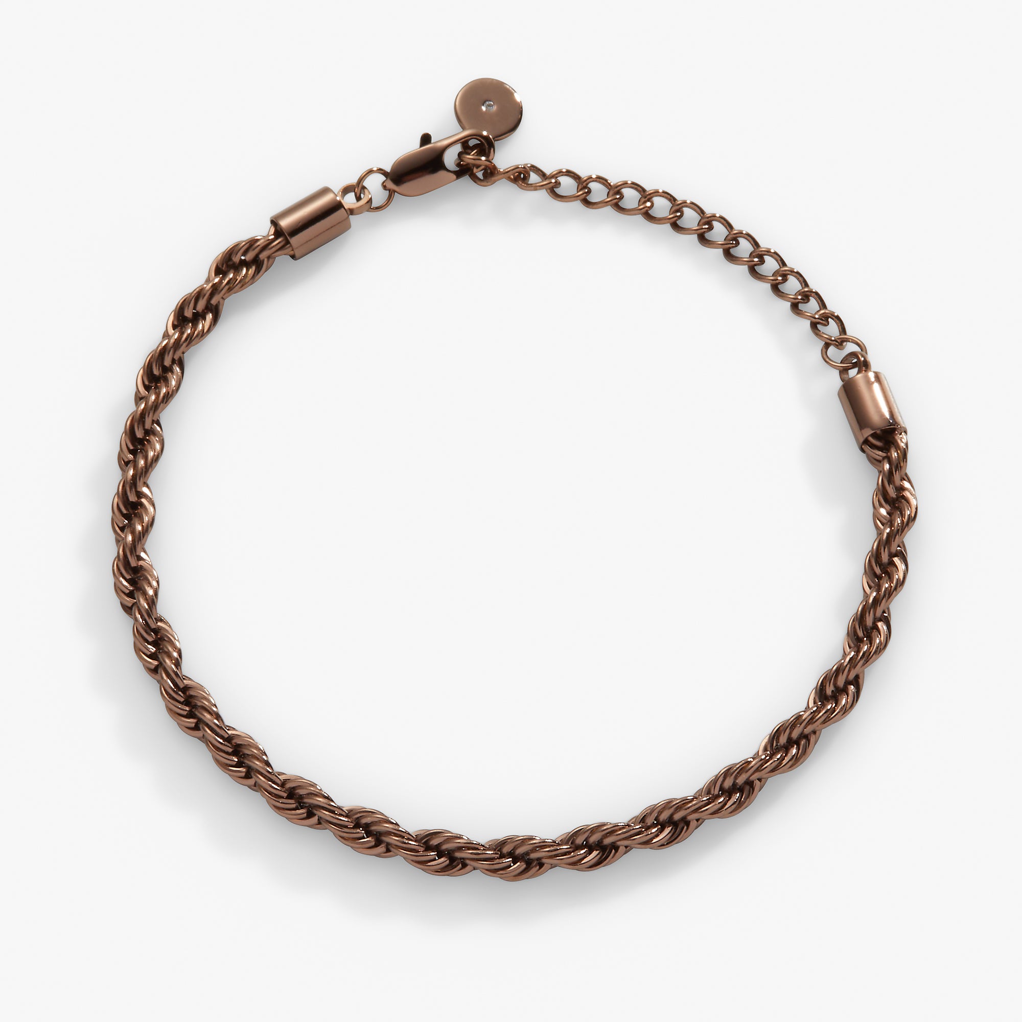 French Rope Chain Bracelet for Women - 14K Gold Plated Stainless Steel Jewelry - Elegant Gift for Birthday, Anniversary & Valentine's Day - Perfect for Everyday Wear & Special Occasions
