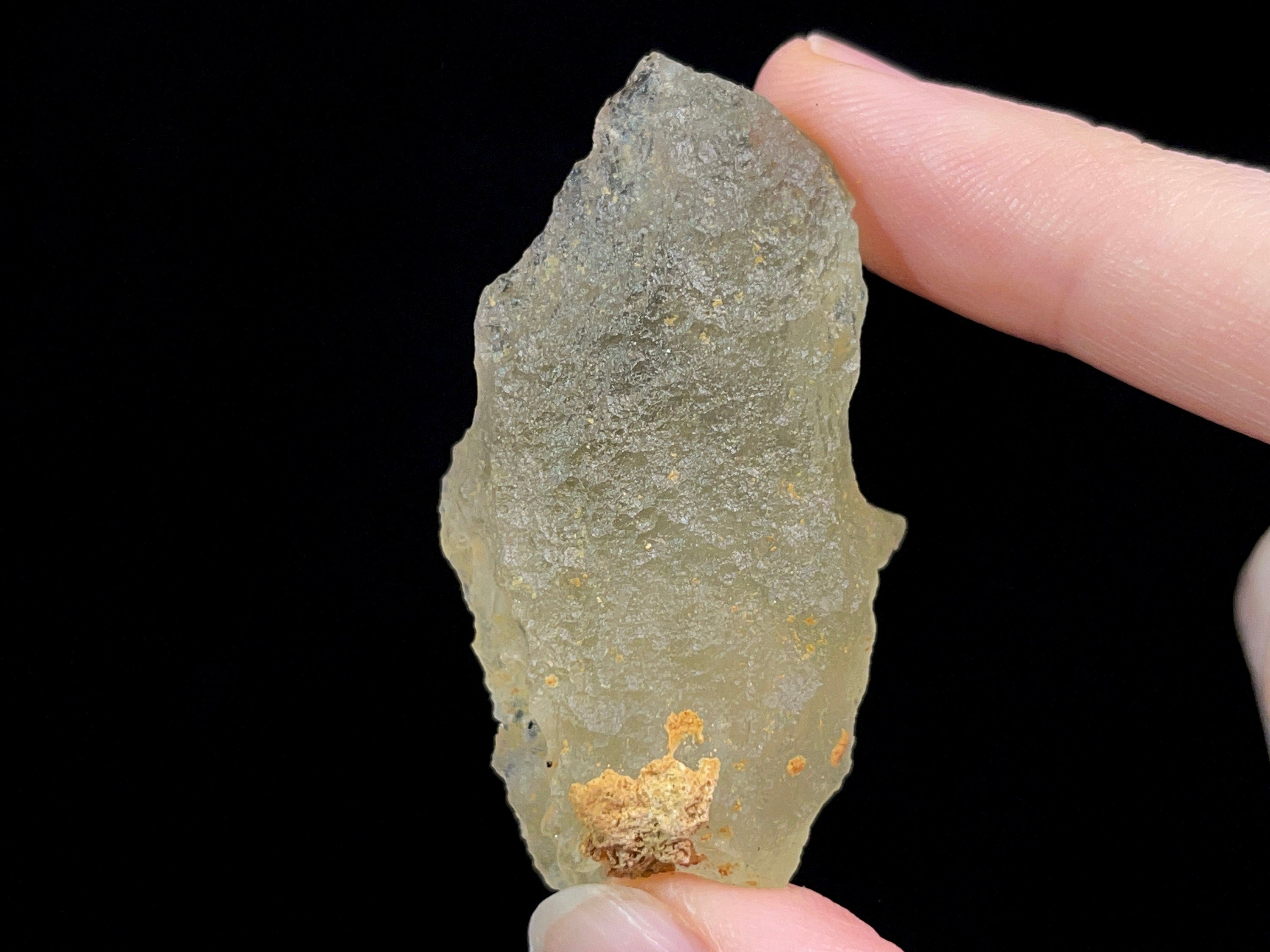 Libyan Desert Glass Raw Crystal - Rare 2A Grade 20.8g Natural Metaphysical Healing Stone | Chakra Balancing, Meditation, Jewelry Making, Energy Work & Spiritual Healing