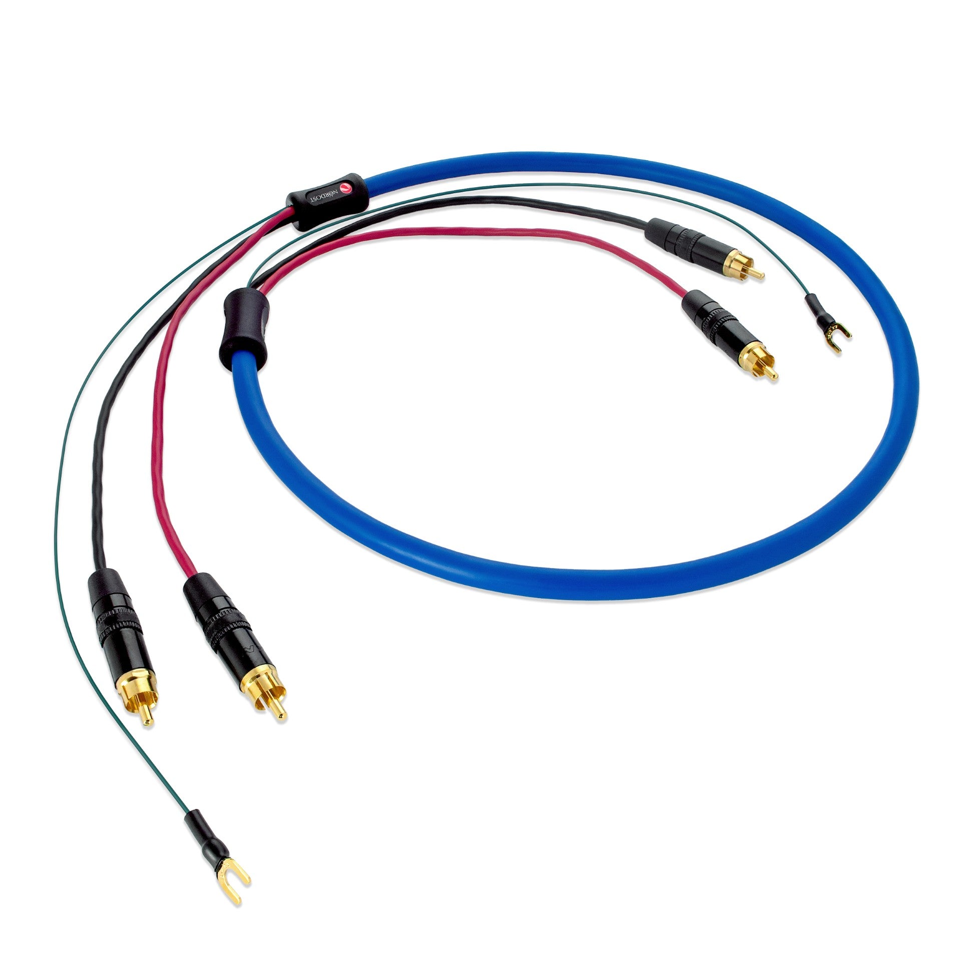 Nordost Premium Tonearm Cable - DIN to RCA & XLR Adapter for Turntables - High-Fidelity Audio for Vinyl Records & Hi-Fi Systems