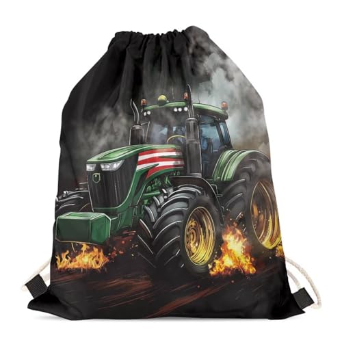 American Flag Fire Tractor