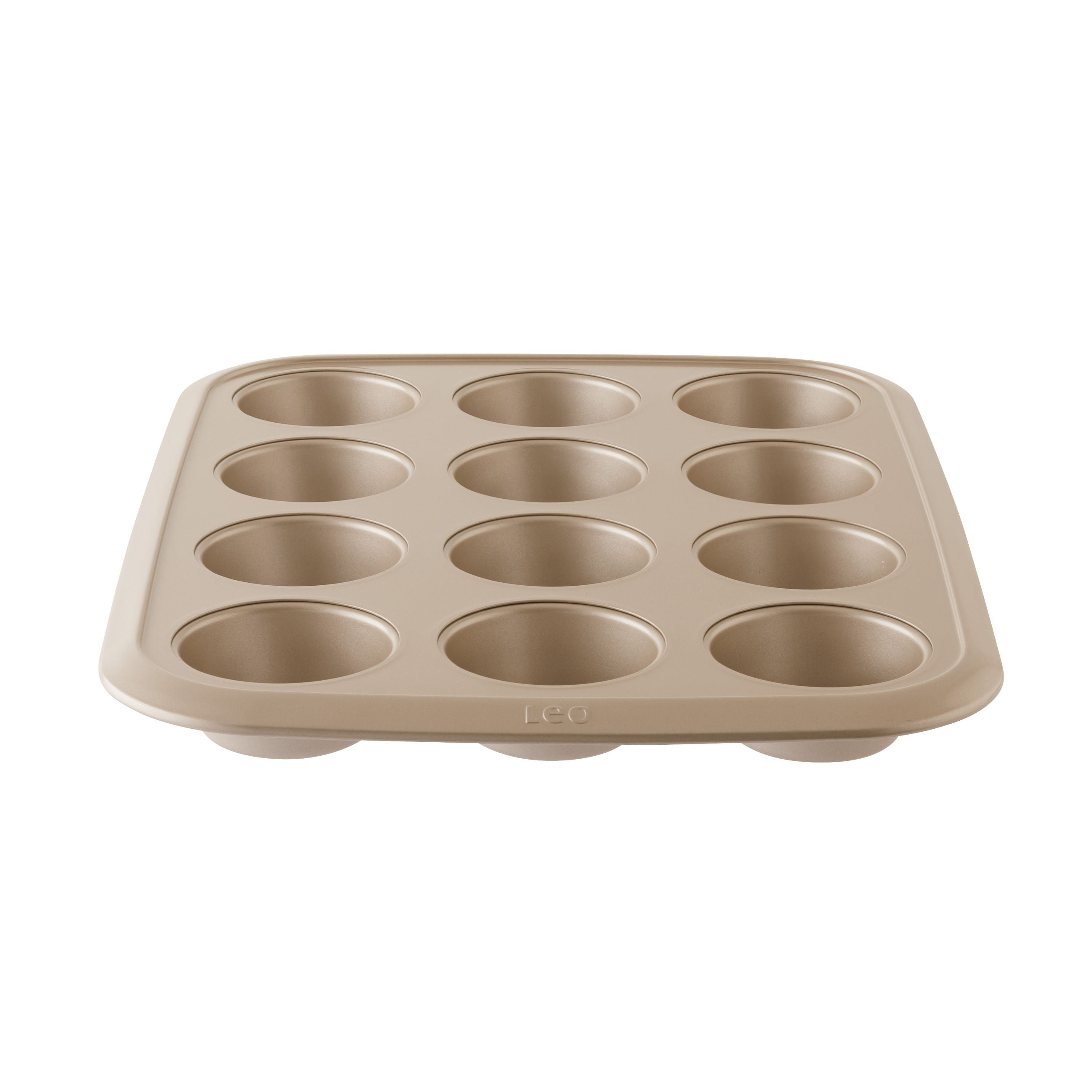BergHOFF Balance Nonstick Carbon Steel 12-Cup Muffin Pan - 3.25 Inch Cups for Perfect Baking | Ideal for Cupcakes, Muffins & Mini Pies | Home & Commercial Kitchen Use