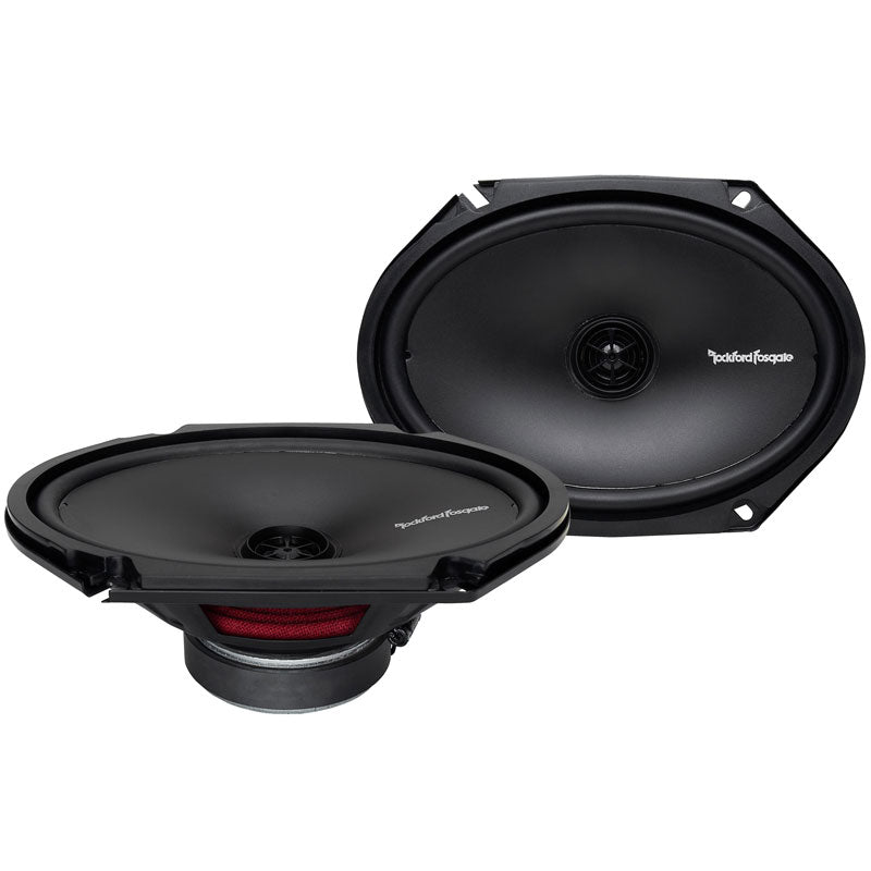 Rockford Fosgate R168X2 220W Max (110W RMS) 6x8 Inch 2-Way Coaxial Car Speakers - Premium Sound for Trucks, SUVs & Sedans - Perfect for Upgrading Factory Audio System