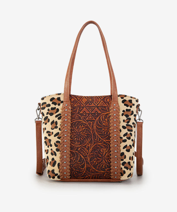 Montana West Floral Tooled Concealed Carry Shoulder Bag for Women - Fashionable & Functional Concealed Carry Purse for Everyday Use, Travel & Outdoor Activities