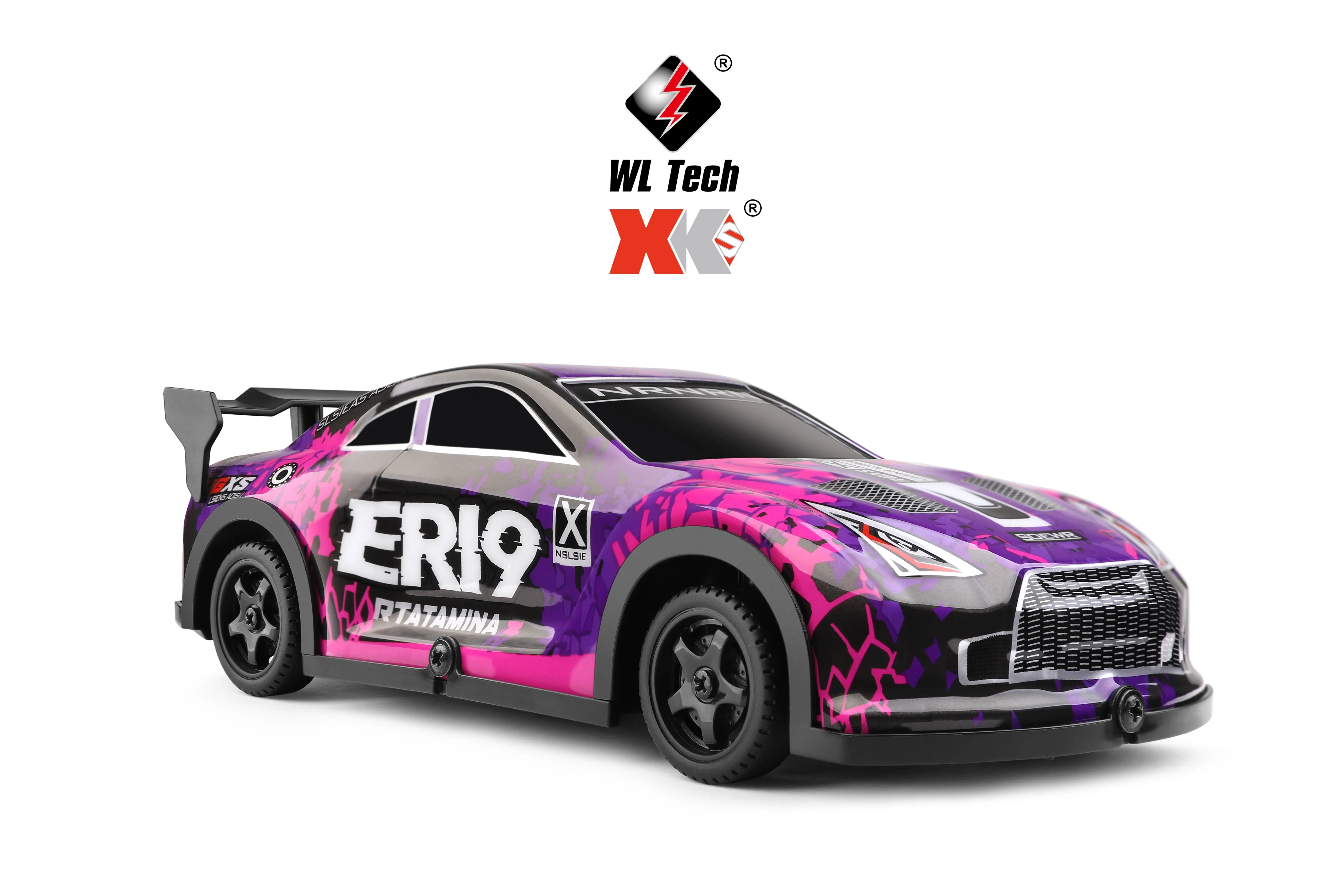 WLTOYS 22206 1/22 Scale 2.4G 4WD RC Car with LED Shell - 15km/h High Speed Remote Control Toy for Kids & Adults - Perfect for Indoor Racing, Backyard Driving & Off-Road Adventures