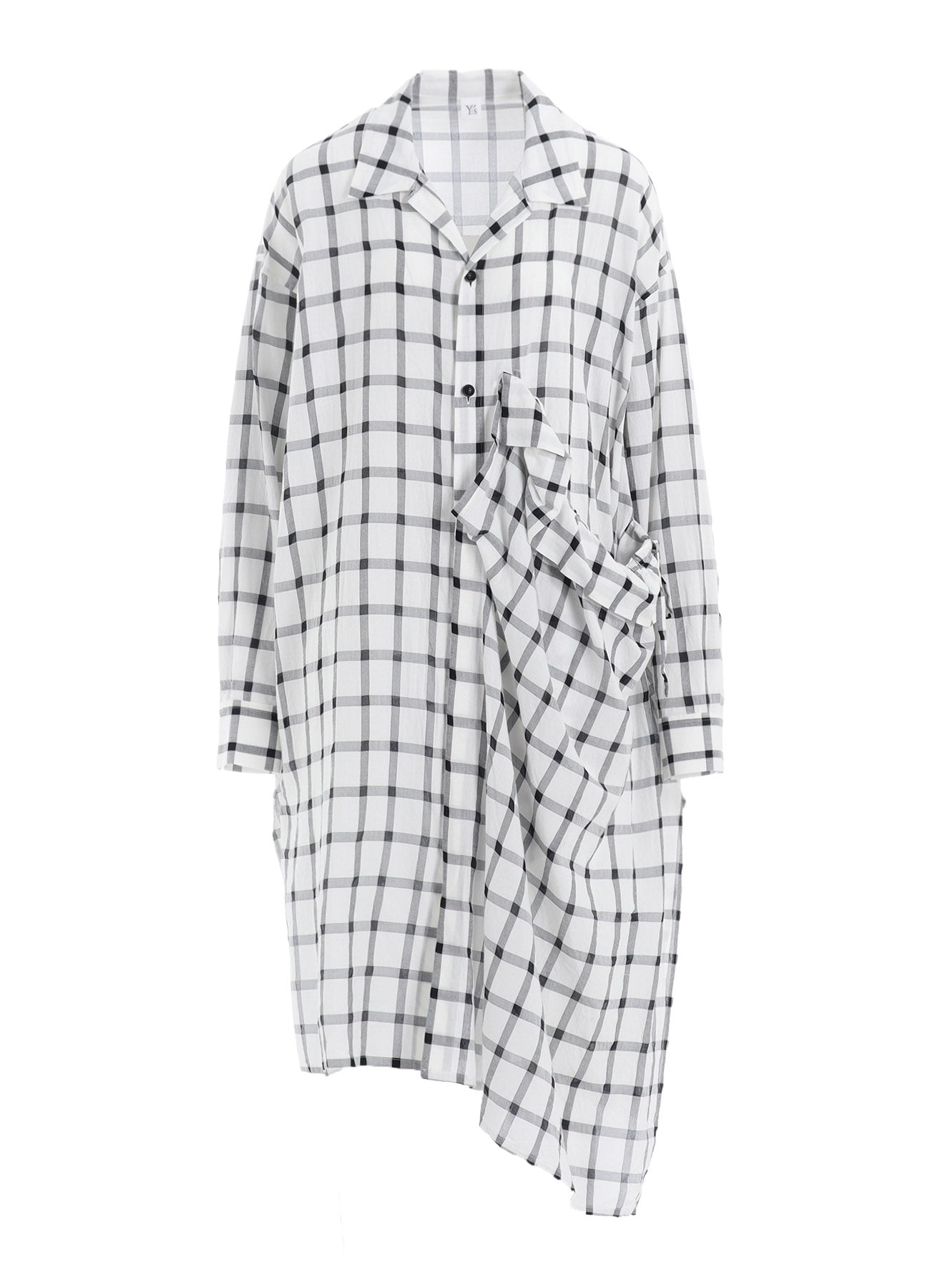 Soft & Breathable Cotton Cupro Plaid Shirt Dress for Women - Stylish Casual & Office Wear - Perfect for Spring, Fall & Layering Outfits