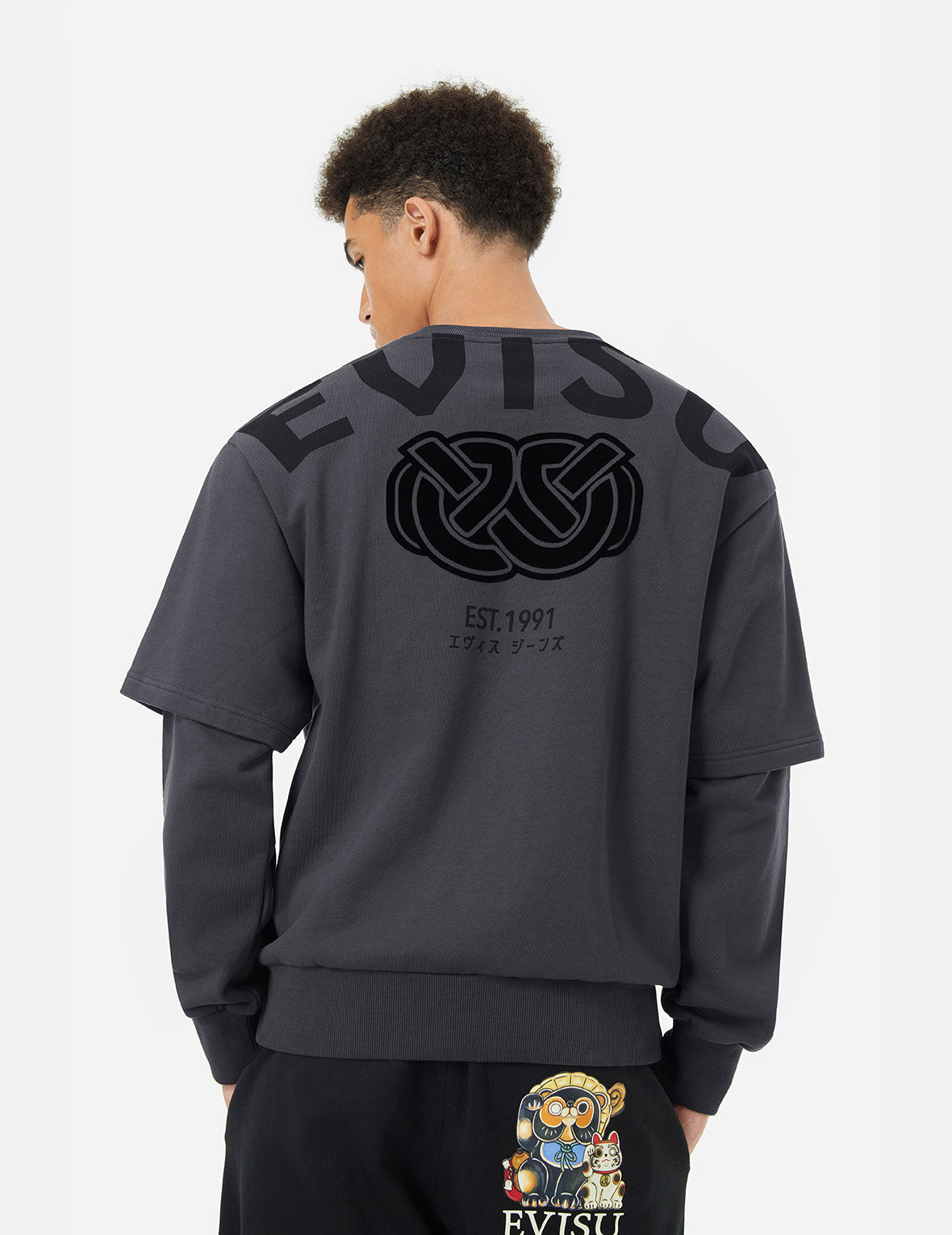 2 in 1 Multi Print Relax Fit Sweatshirt for Women & Men - Cozy Pullover Hoodie for Casual Wear, Lounge & Street Style Fashion
