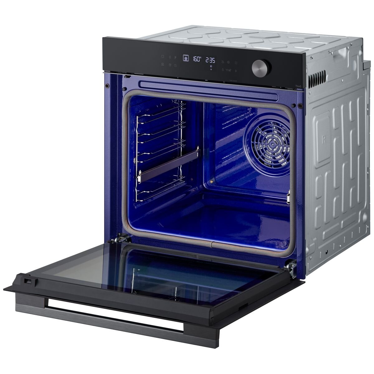 LG 60cm InstaView Series 5 Black Glass Oven - BO605G1GL5 | Built-in Electric Oven with InstaView Window for Modern Kitchens