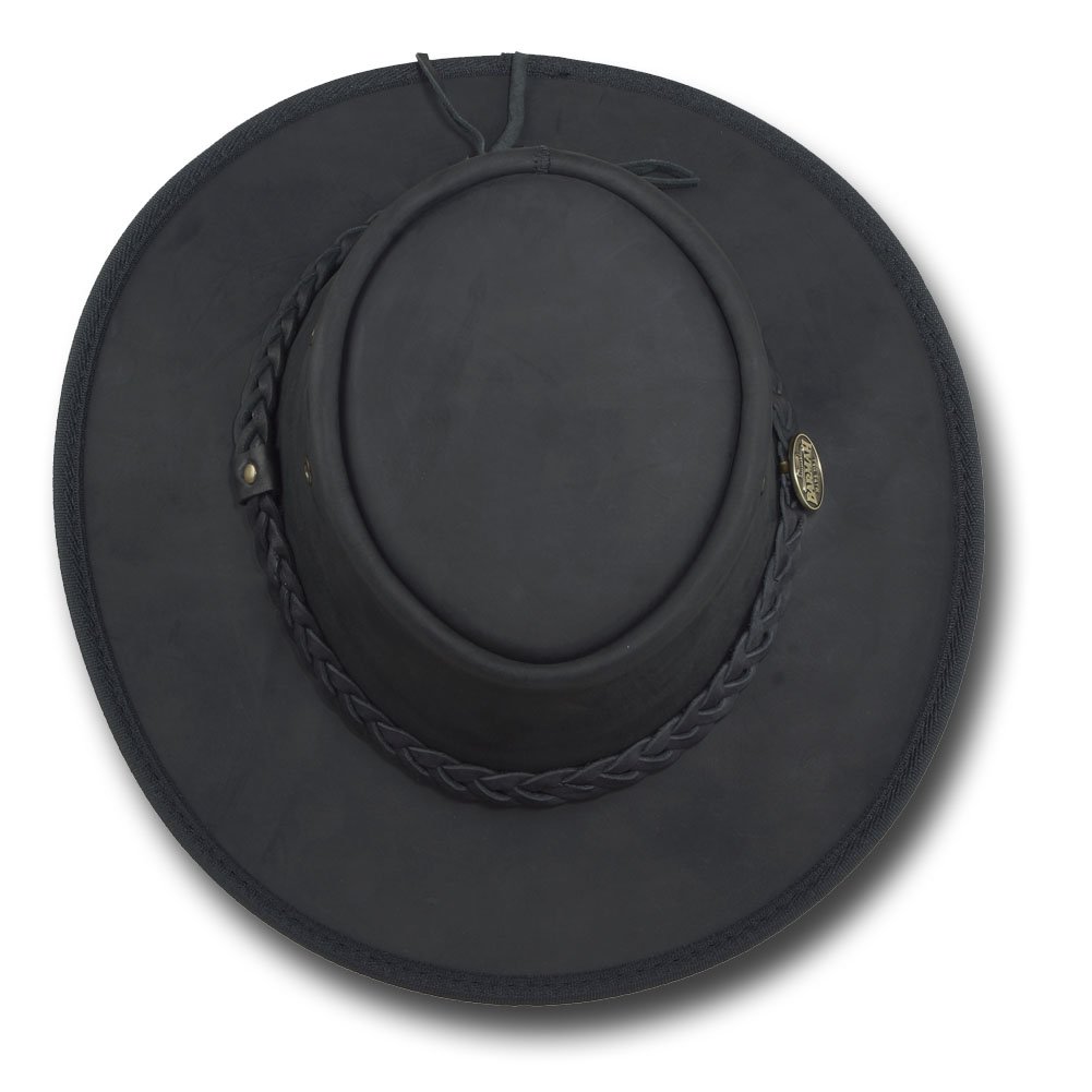 Foldable Bronco Leather Cowboy Hat for Men & Women - Durable & Stylish Western Hat for Outdoor Rides, Rodeos, and Country Events - Item 1060