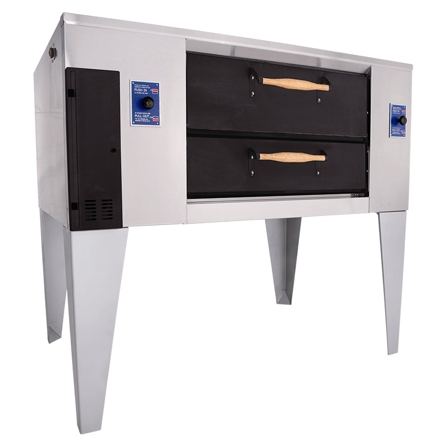 Bakers Pride D 125 DSP Superdeck Series Single Stack Gas Pizza Oven – 125,000 BTU with Analog Control & 10 Deck Height – Perfect for Pizzerias, Restaurants & Commercial Kitchens
