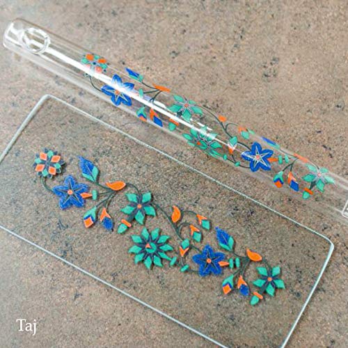 Hall Crystal Flute 22205 - Professional D Key Offset Glass Flute for Musicians - Perfect for Classical Performances, Wedding Ceremonies & Taj Mahal Inspired Music