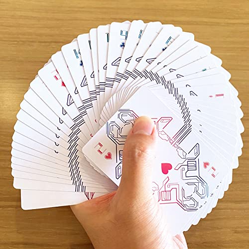 Premium White Knight Cardistry Playing Cards - Professional Poker Deck for Magic Tricks, Card Games & Collectibles - Ideal for Adults, Kids, Parties & Cardistry Performances