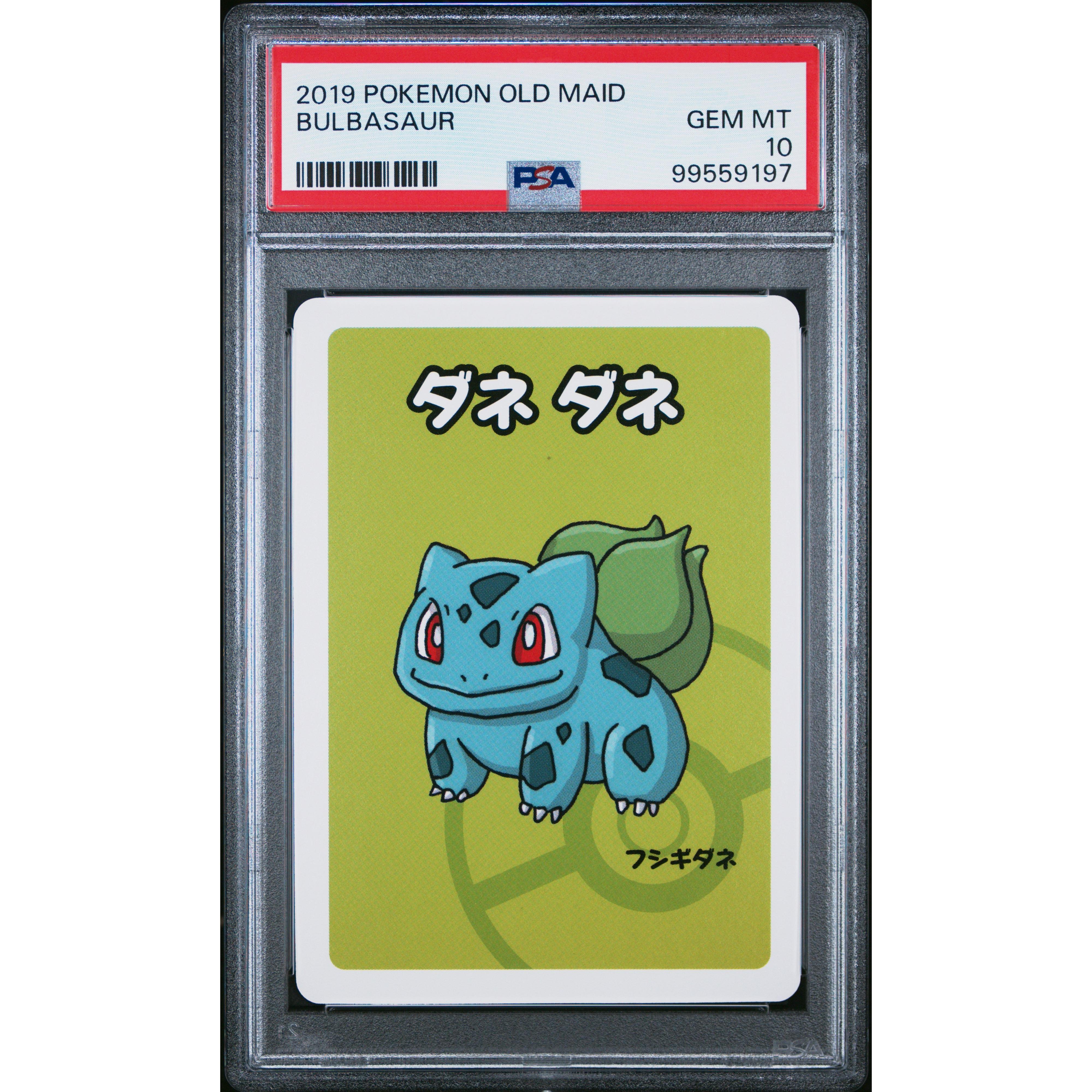 2019 Pokemon Japanese Old Maid Bulbasaur PSA 10 Graded Card - Perfect for Collectors, Gaming Enthusiasts & Investment