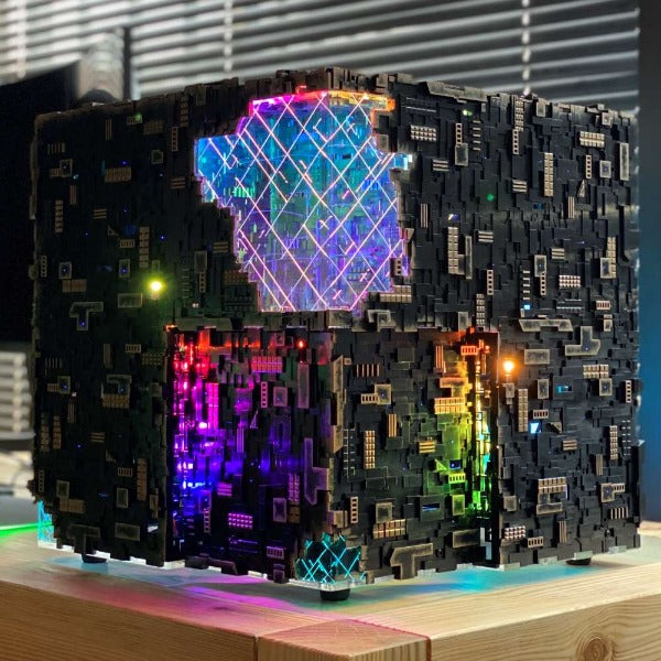 Star Trek: Picard 1st Anniversary Edition Borg Cube ATX PC Case - Gaming Computer Case for Sci-Fi Fans & Collectors - Perfect for Themed Builds & Display
