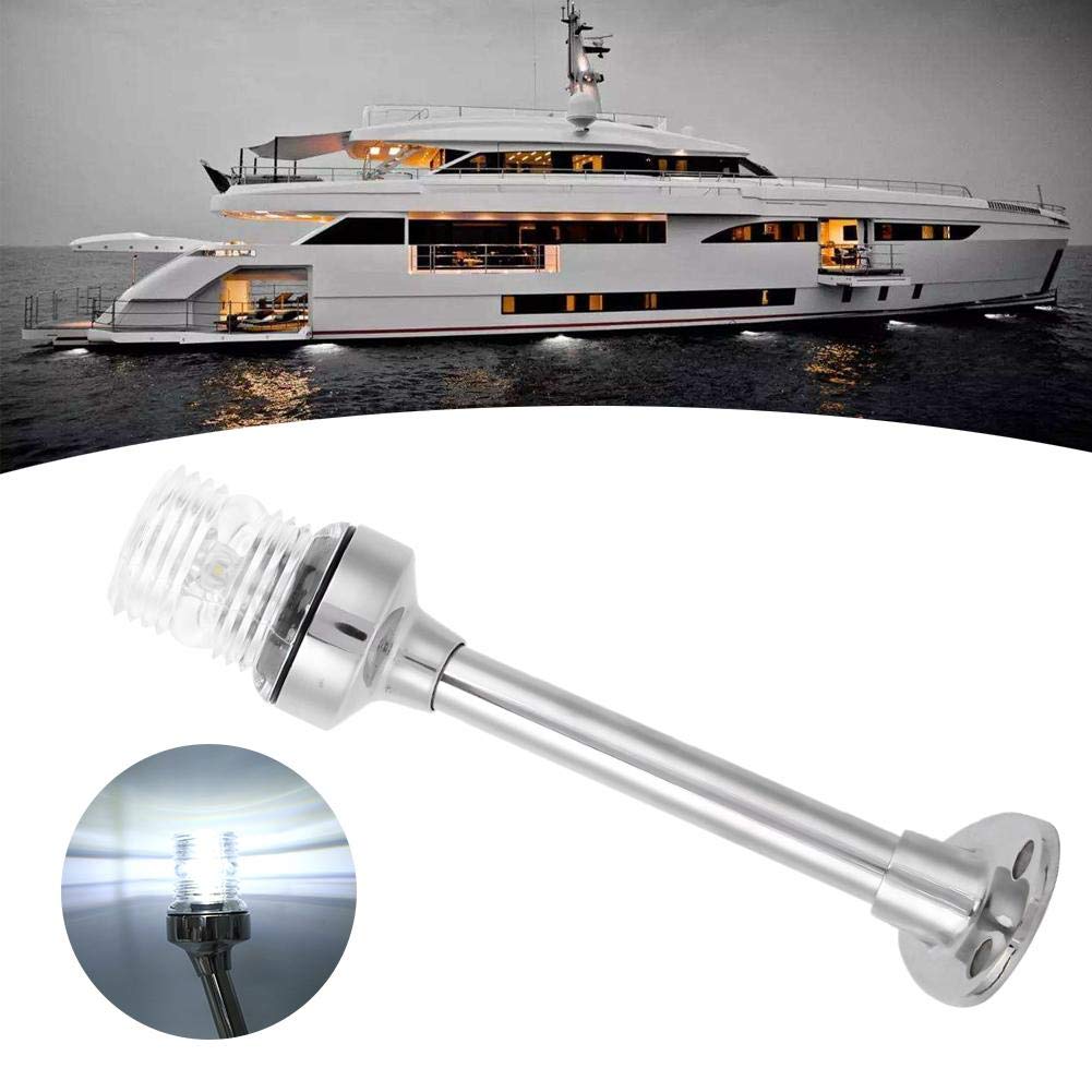 Pactrade Marine LED Boat Navigation Light - 12-24V Waterproof Stern & Anchor Light for Yachts, Fishing Boats | Night Sailing, Fishing Safety Light for Enhanced Visibility on Water