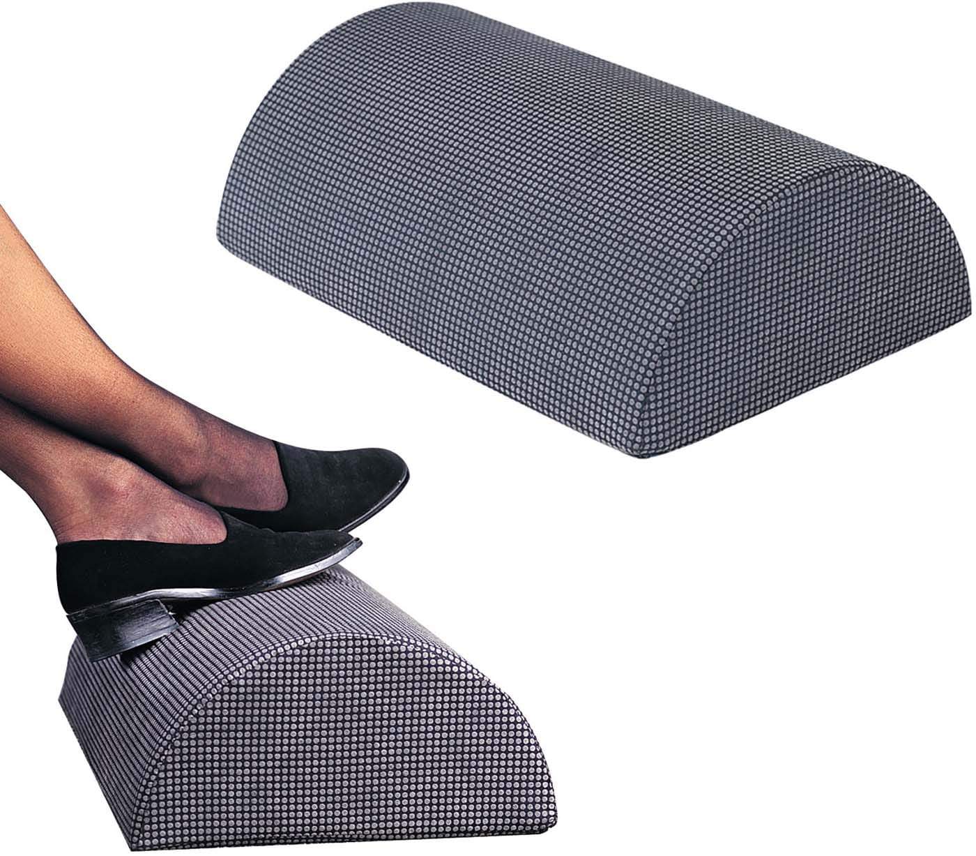 Remedease® 5-Pack Black Adjustable Footrest for Office & Home - Ergonomic Support for Desks, Chairs, and Standing Workstations - Improve Posture & Comfort While Working or Gaming