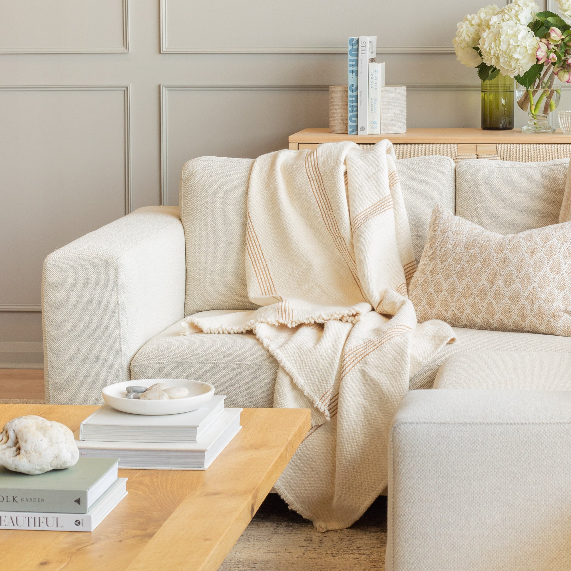 Premium Cream Canvas Fabric by Ridgley - Heavy Duty Upholstery & DIY Craft Material for Home Decor, Furniture, Bags & More