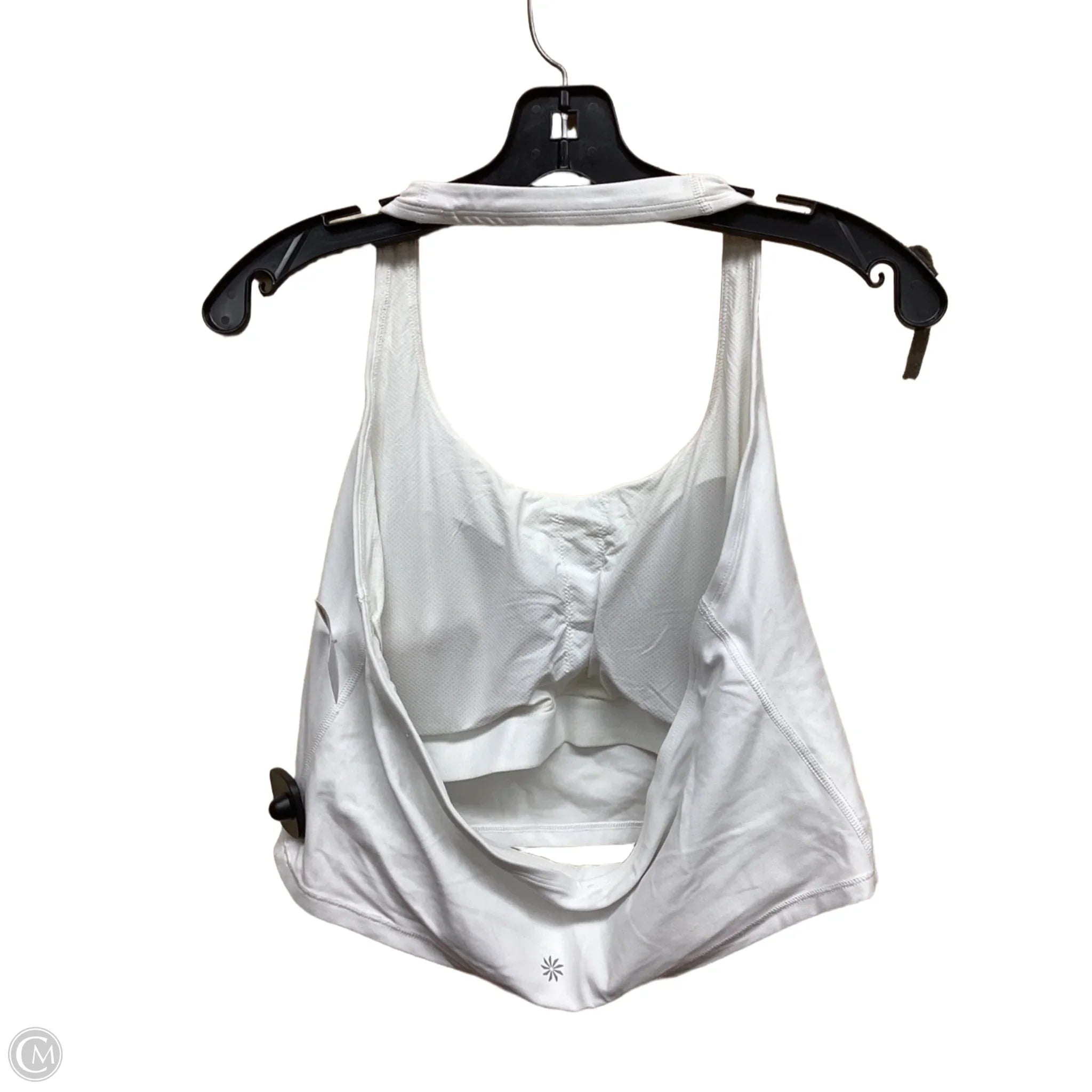 Athleta Women's White Athletic Sports Bra - High Support, Size XL - Perfect for Running, Yoga & Gym Workouts