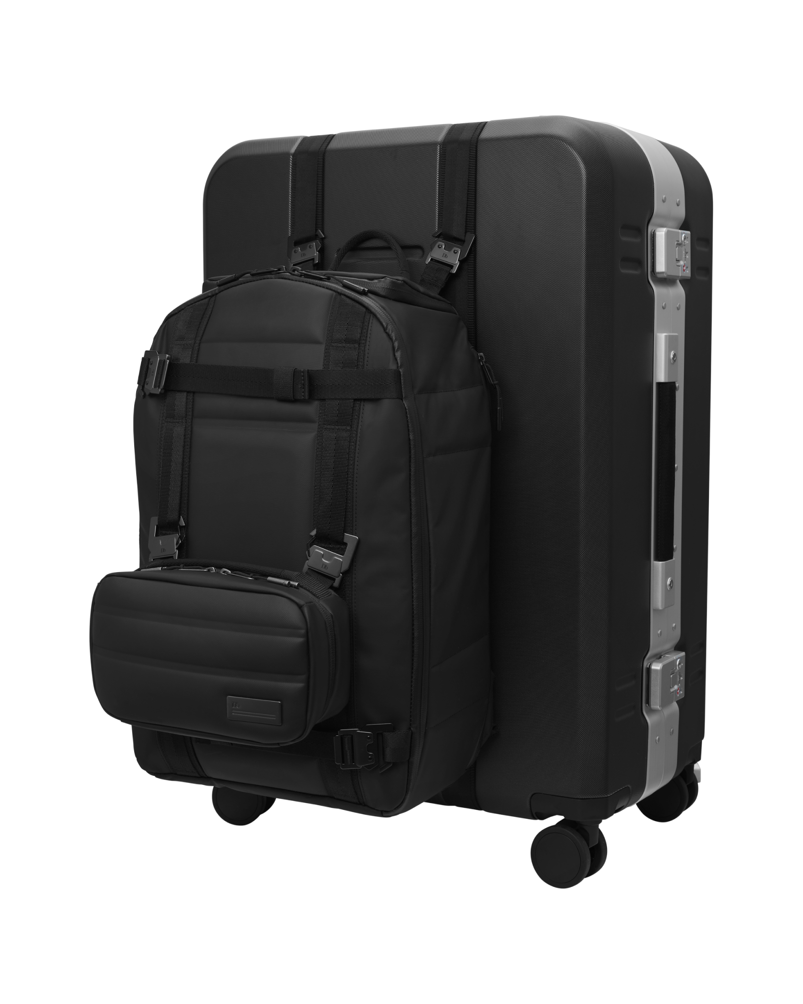 DB Journey Ramverk Pro Large Check-in Luggage - Spinner Suitcase with TSA Lock for Business Travel & Family Vacations | Durable Expandable Luggage for International Flights