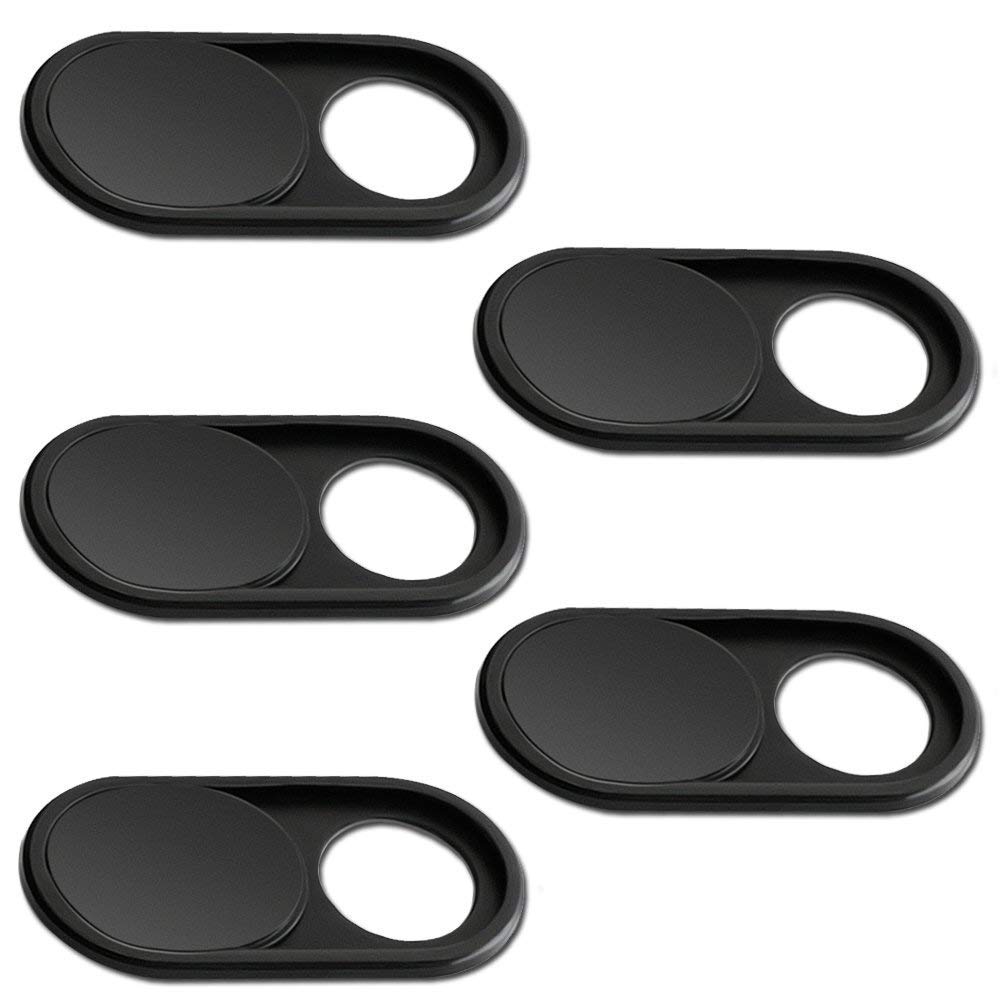 5-Pack Webcam Covers for MacBook Pro, MacBook Air, Laptop, iMac, iPad, PC, iPhone & Camera - Privacy Protection Sliders for Online Meetings & Video Calls