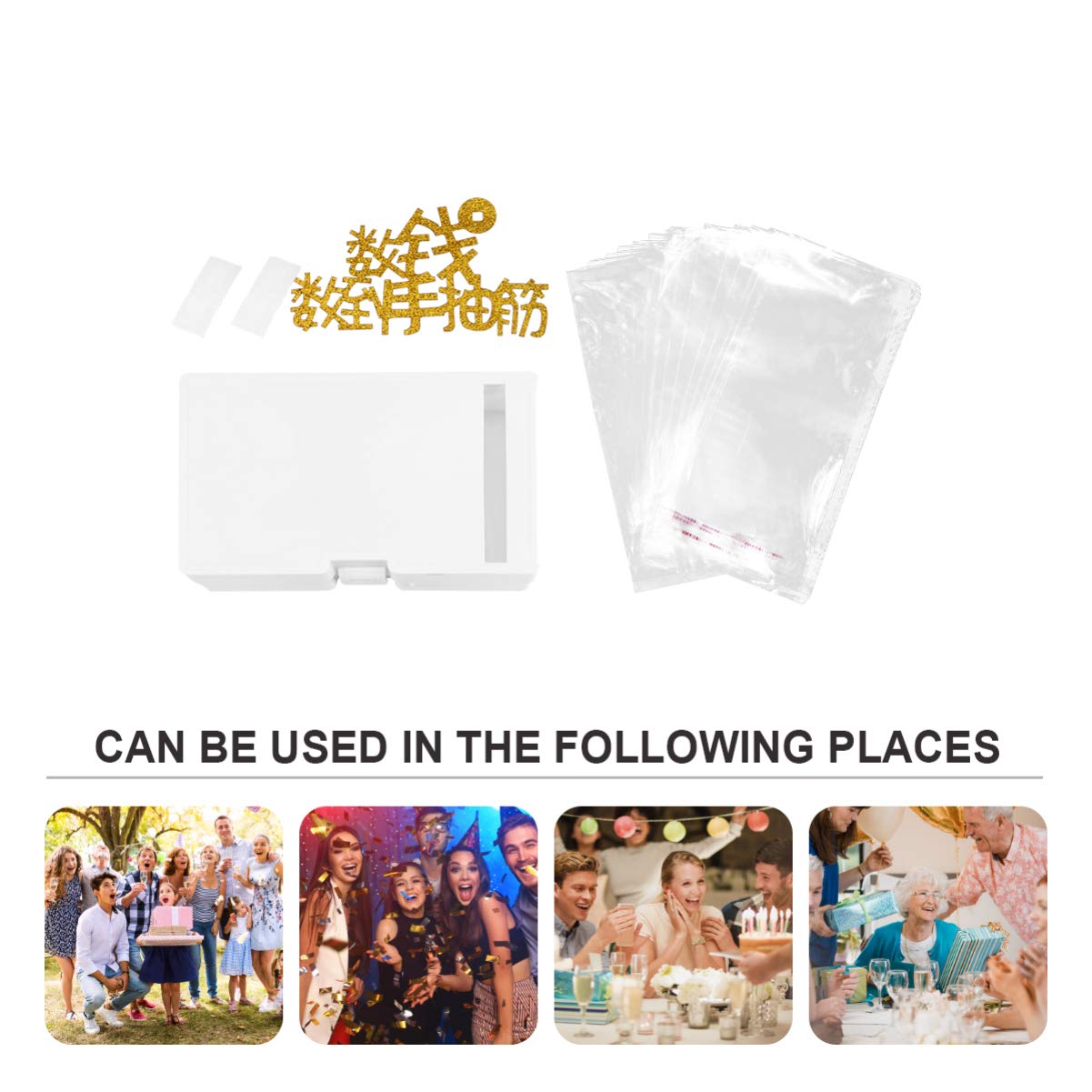 3 Sets Money Pulling Cake Accessories - Cake Money Box Mold, Cake Decorations & Props for Birthday Parties, Gender Reveals, Graduations & Special Events