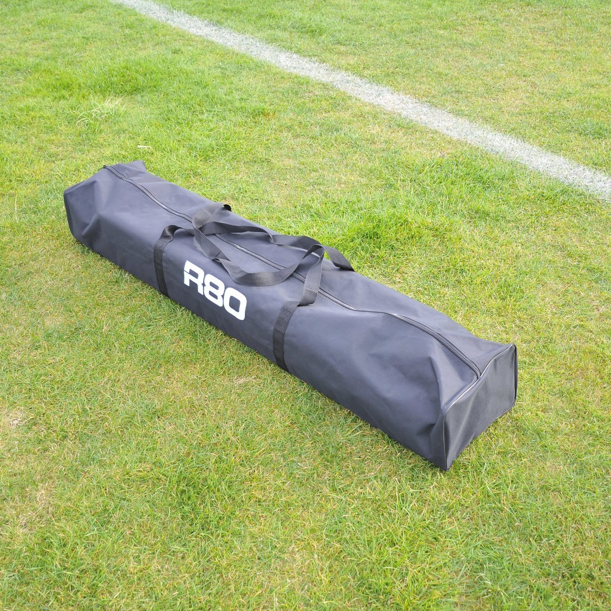 R80 Junior Portable Rugby Goal Posts - Lightweight & Adjustable for Kids & Youth Training - Perfect for Backyard, School, and Club Practice