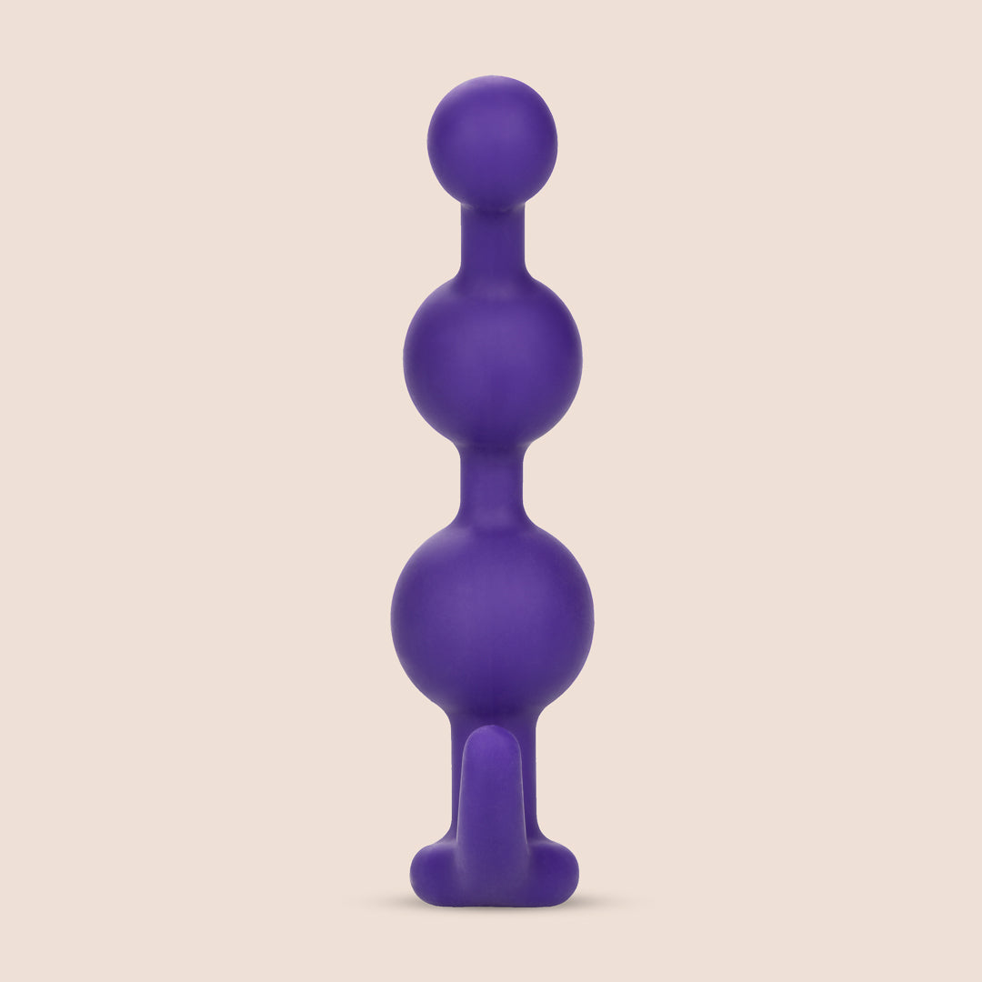 Booty Call Booty Beads - Tapered Silicone Anal Beads for Couples & Solo Play - Perfect for Sensual Massage, Foreplay & Intimate Exploration