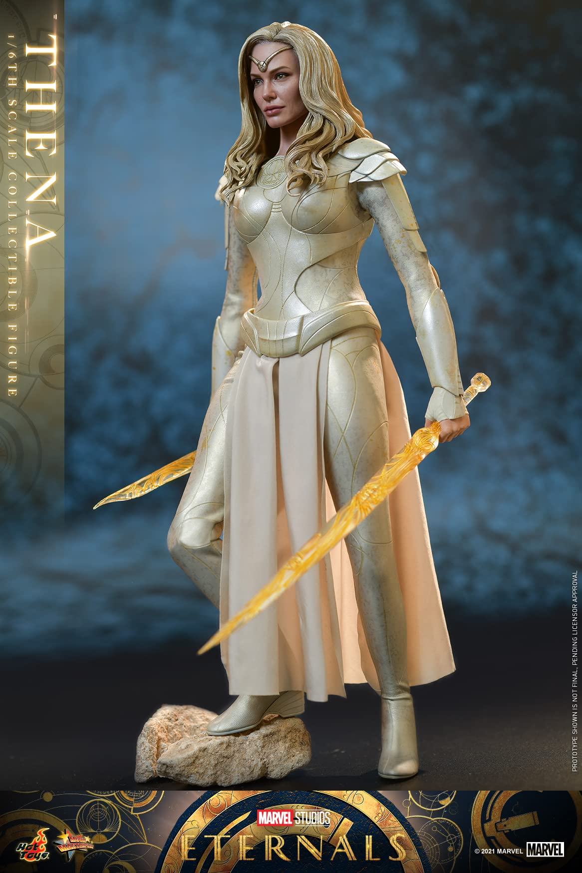 Hot Toys 1:6 Scale Thena Action Figure - Marvel Eternals Movie Collectible for Display & Cosplay