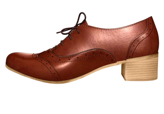 Morgan Women's Classic Oxford Pumps - Comfortable & Stylish Flat Shoes for Work, Office, and Casual Wear